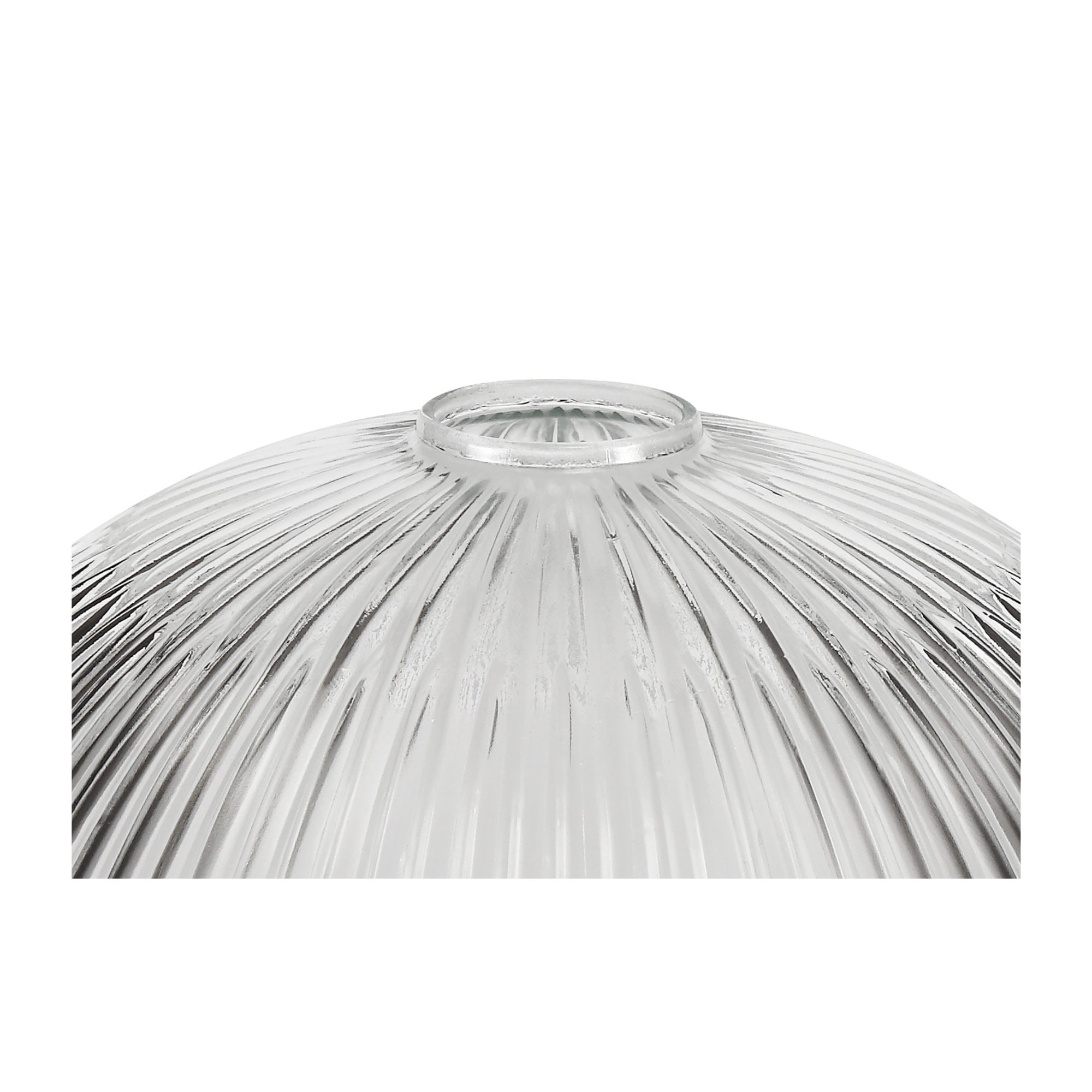 Fabula Epping 30cm Dome Shade - Clear Glass - Shade Only