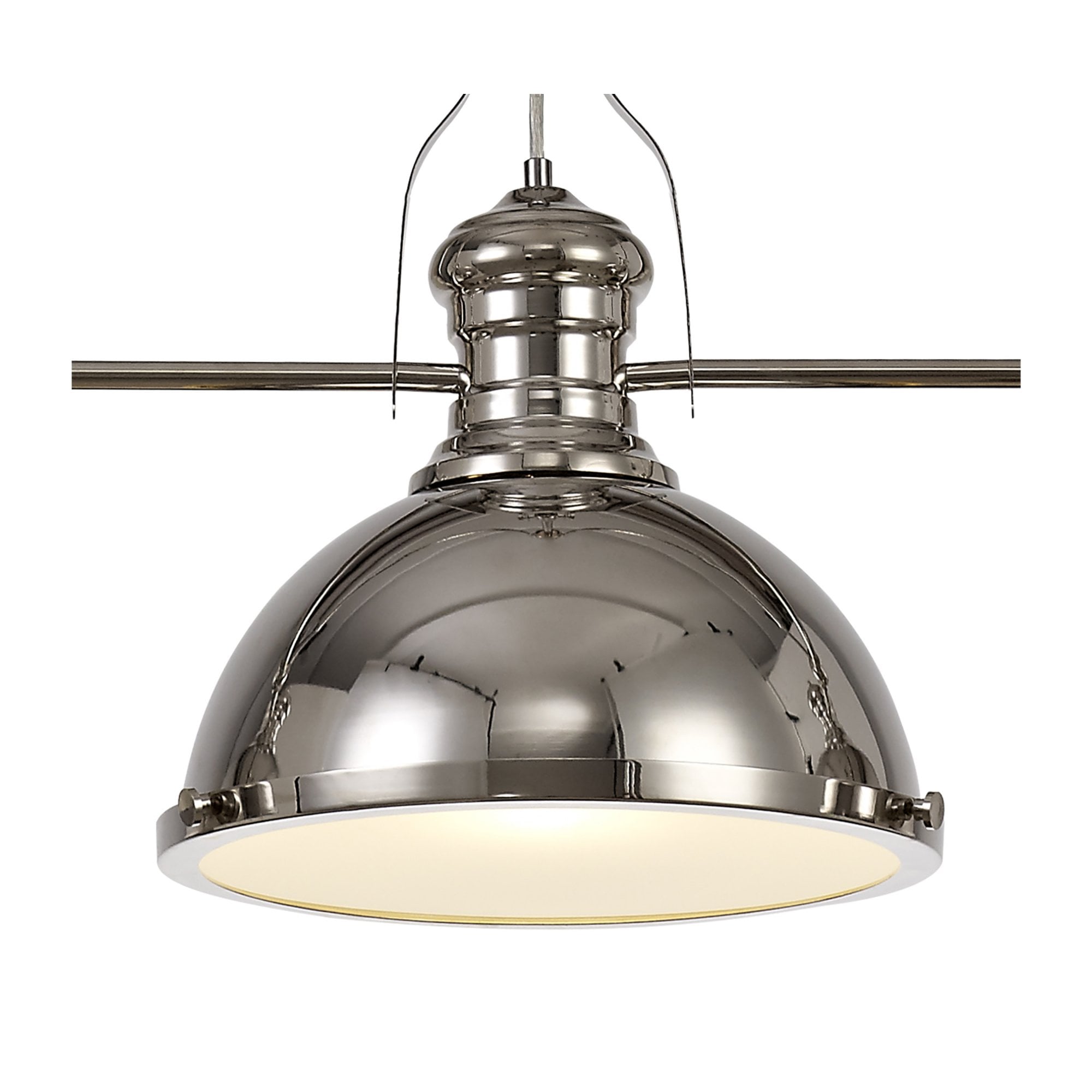 Fabula Epping 3 Light Linear Pendant - Polished Nickel