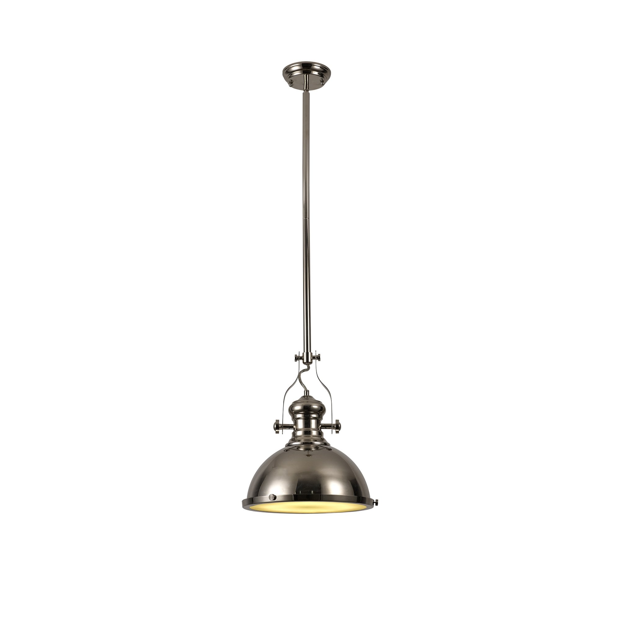 Fabula Epping Single Pendant - Polished Nickel
