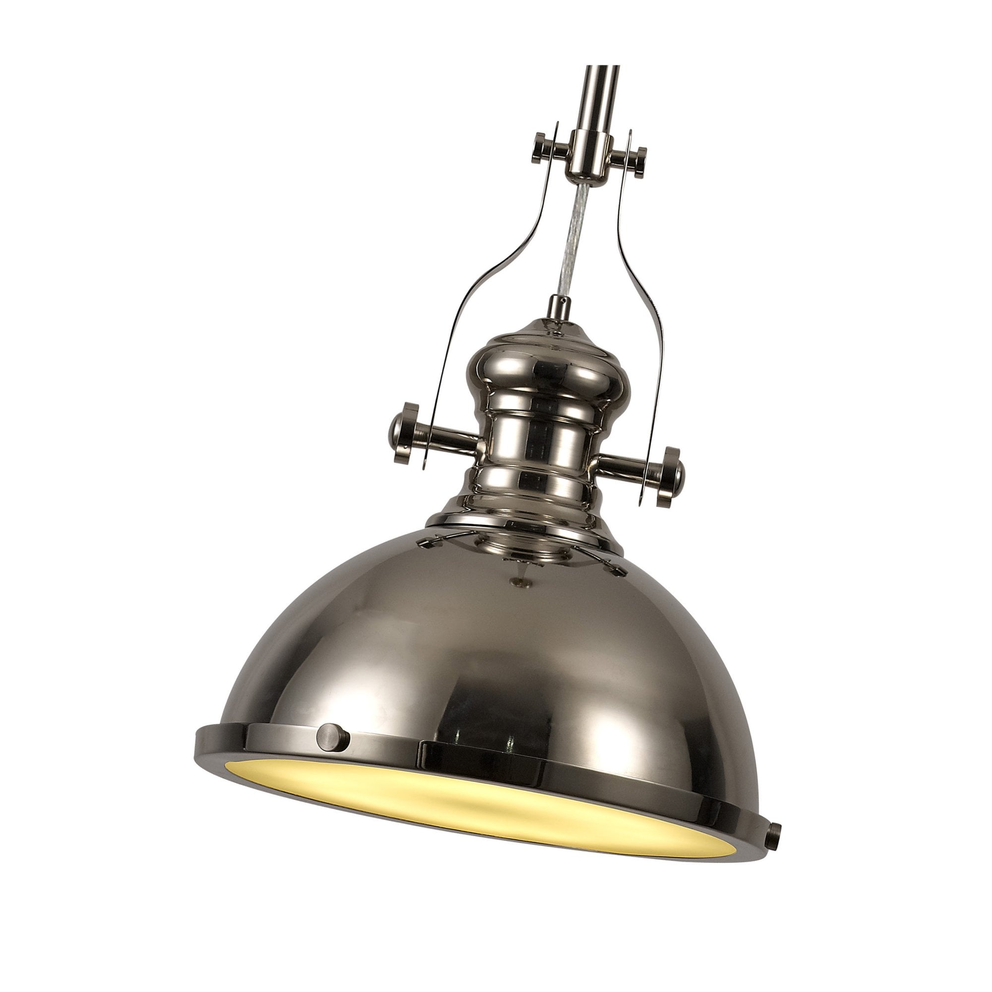 Fabula Epping Single Pendant - Polished Nickel