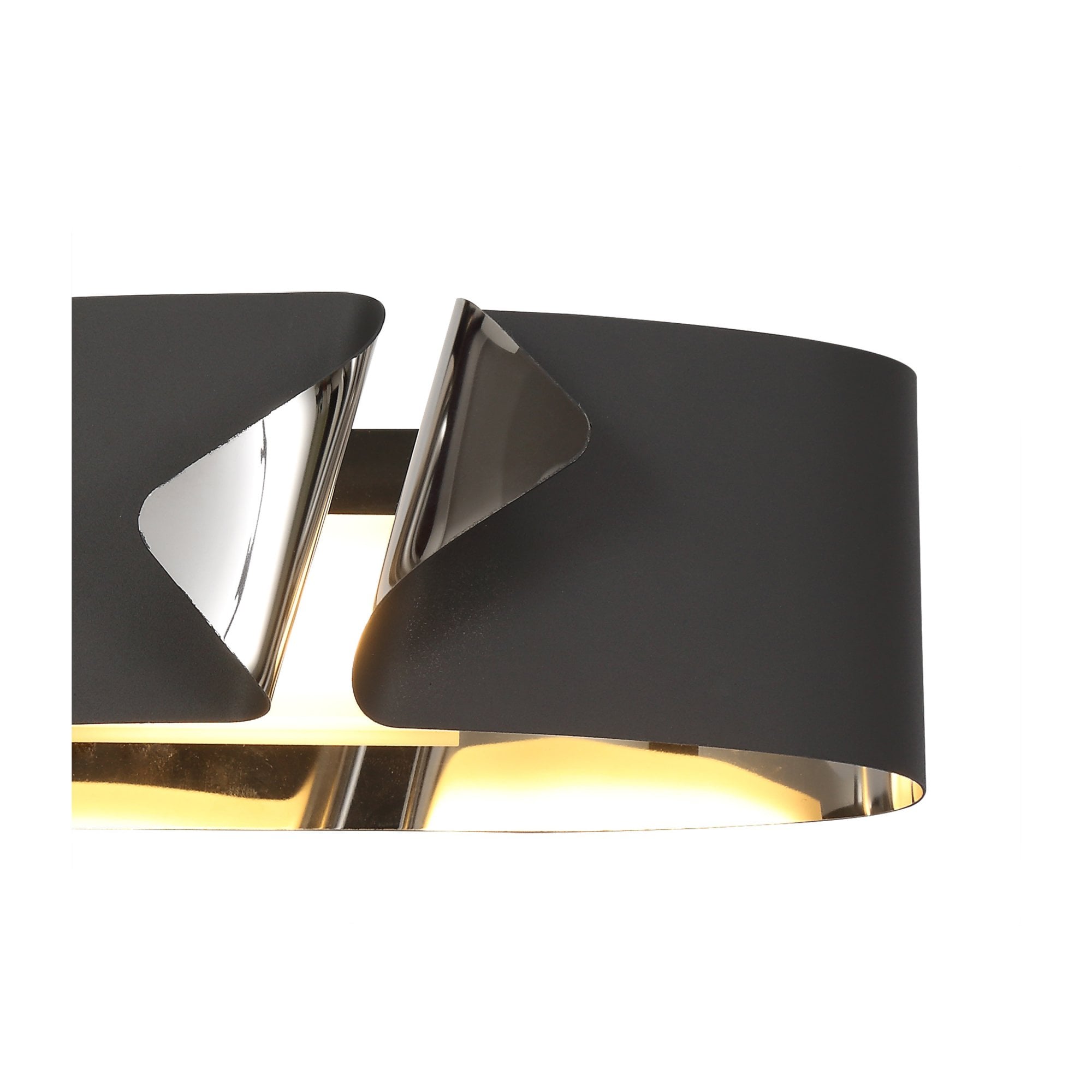 Fabula Westminster LED Wall Lamp - Sand Anthracite & Polished Chrome