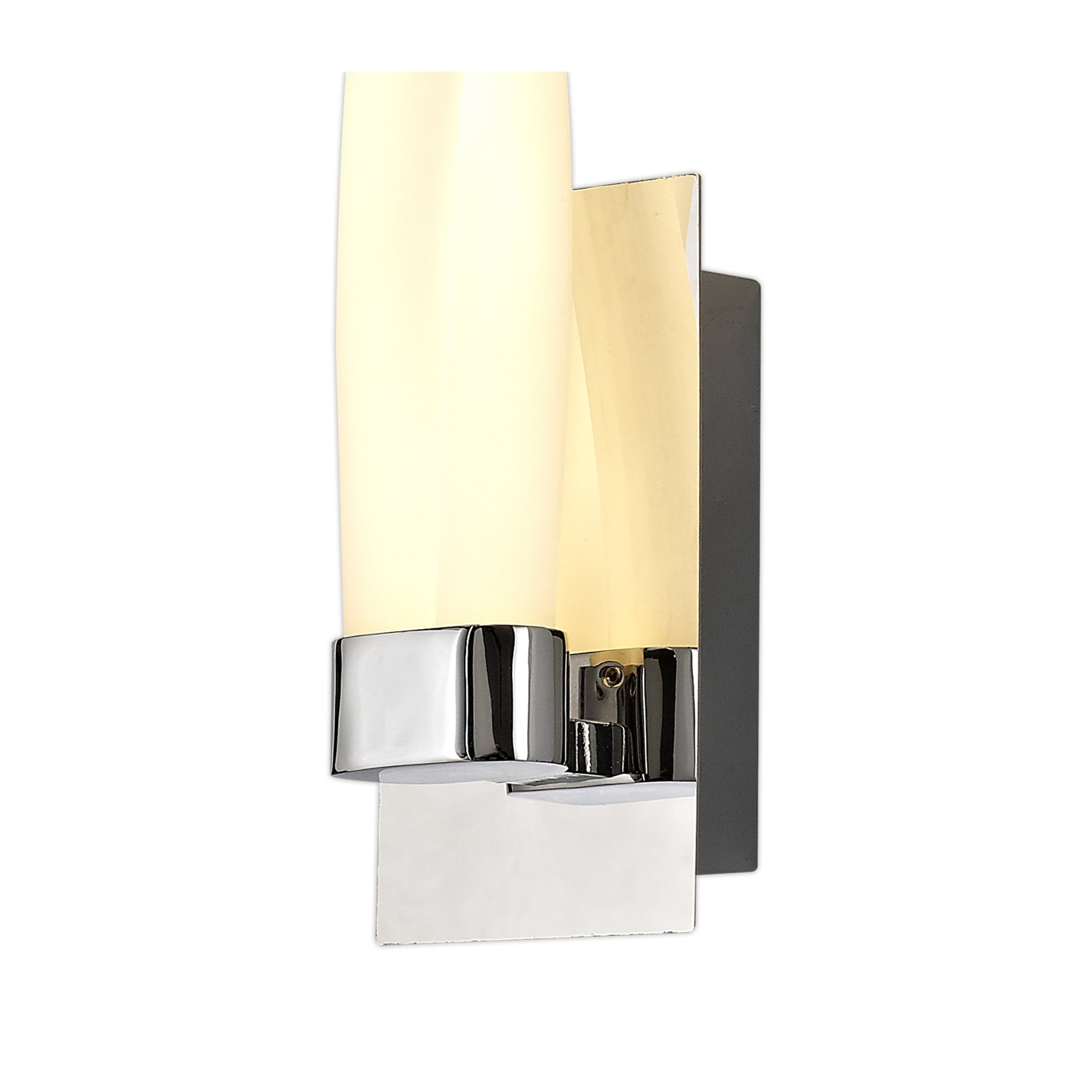 Fabula Albany Small 2 Light LED Wall Lamp - Polished Chrome - IP44
