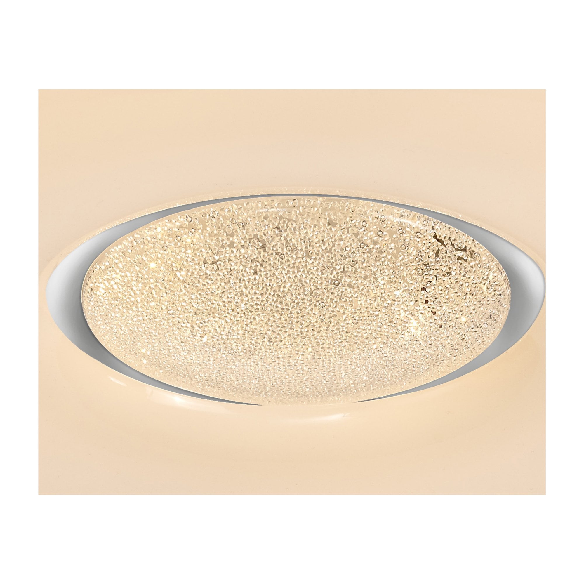 Fabula Firs Colour Switchable LED Flush Light - Opal White