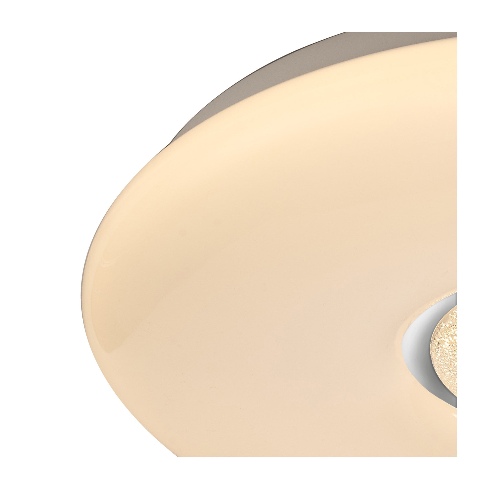 Fabula Firs Colour Switchable LED Flush Light - Opal White