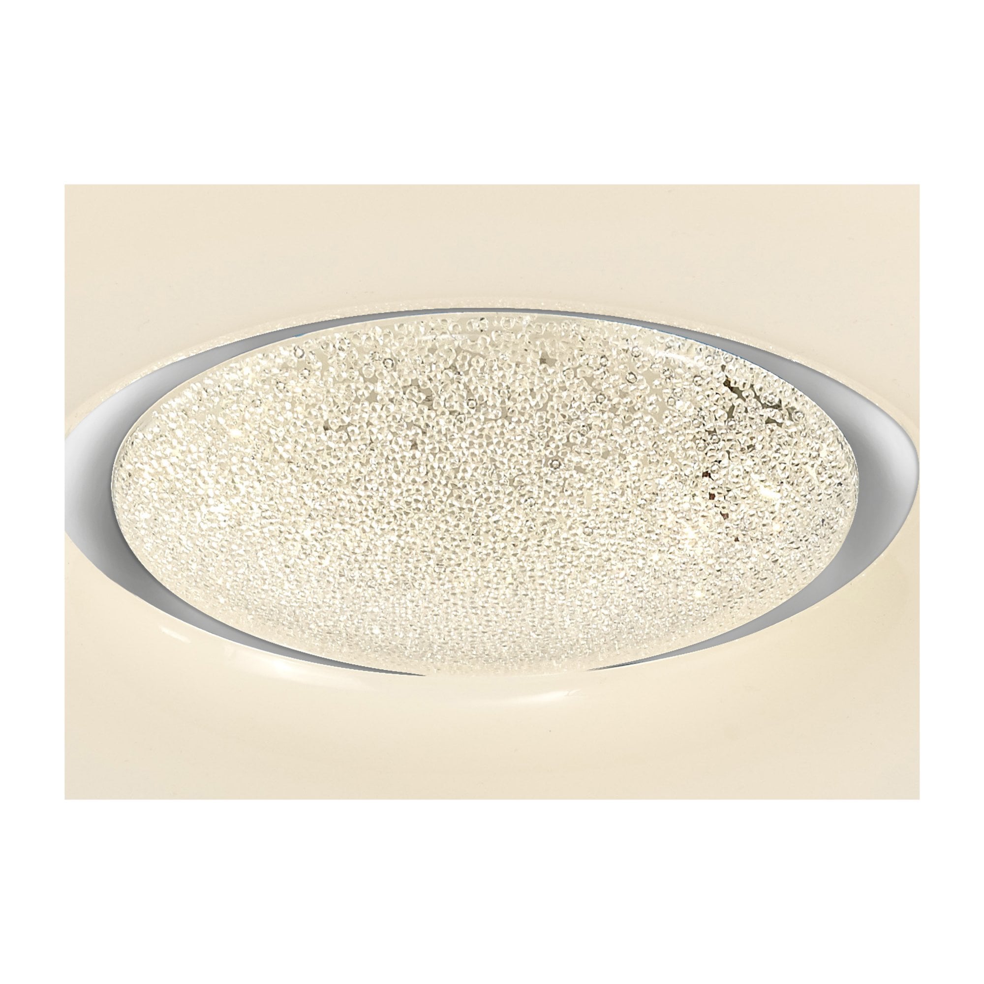 Fabula Firs Colour Switchable LED Flush Light - Opal White