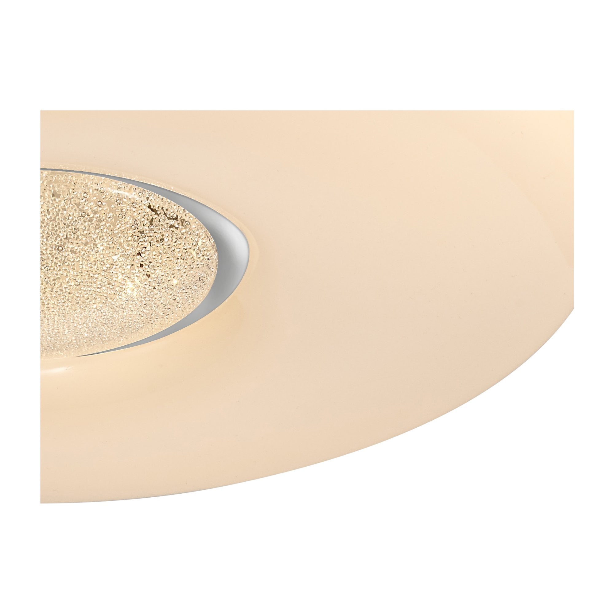 Fabula Firs Colour Switchable LED Flush Light - Opal White