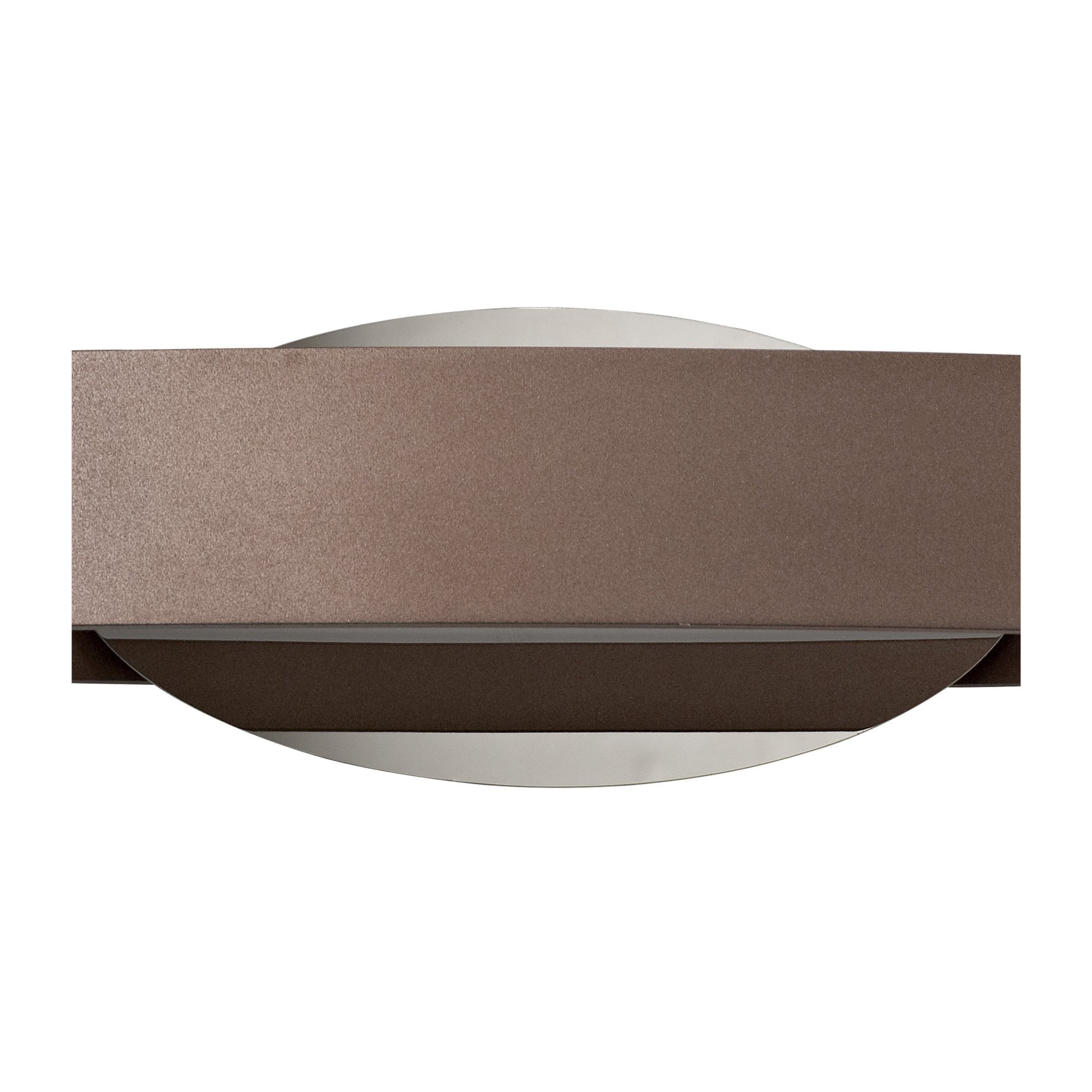 Fabula Ellesmere LED Wall Lamp - Satin Brown & Polished Chrome