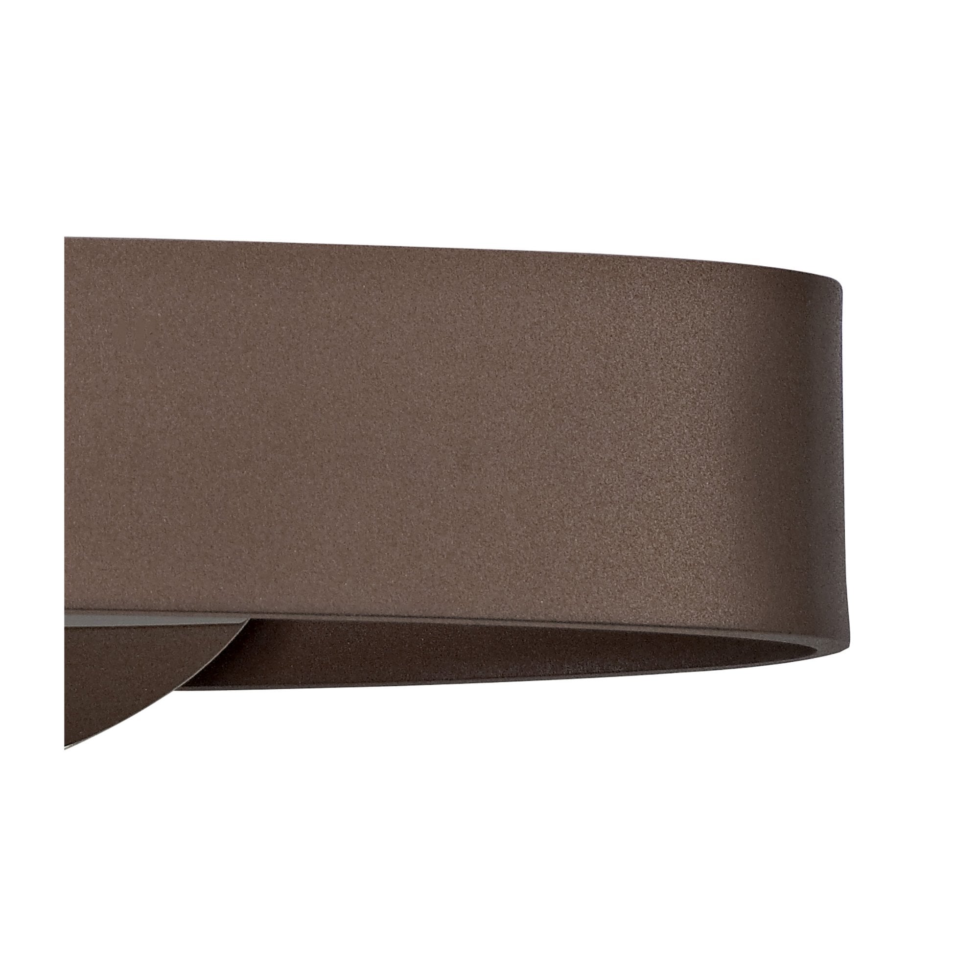 Fabula Ellesmere LED Wall Lamp - Satin Brown & Polished Chrome