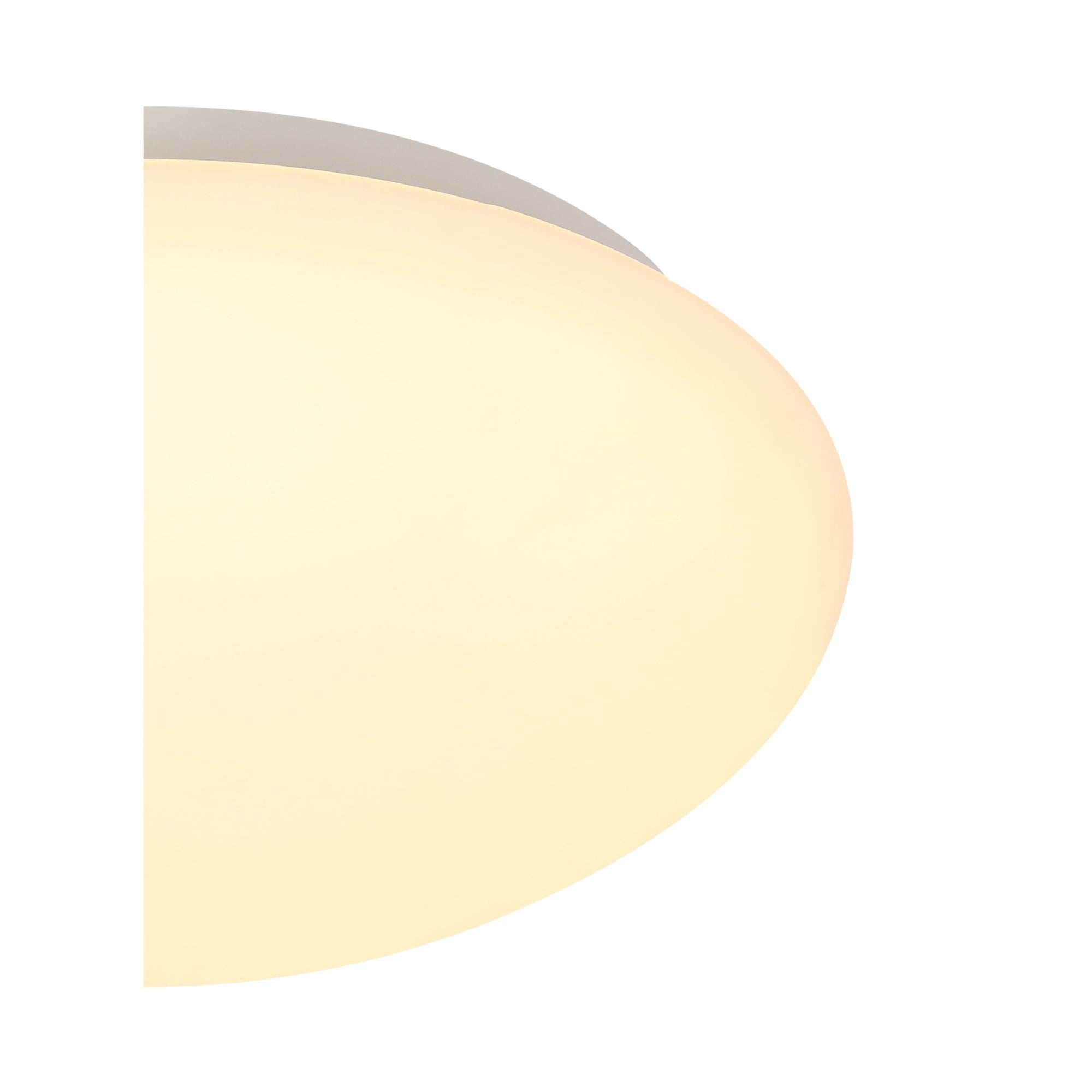 Fabula Fairmeads LED Flush Light - White & Frosted Glass - IP44