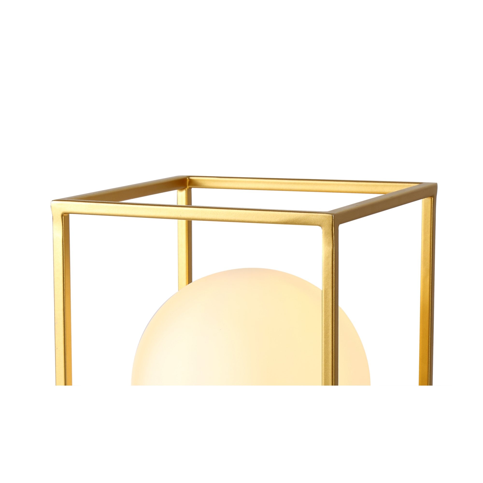 Fabula Newbury Single Table Lamp - Matt Black & Painted Gold