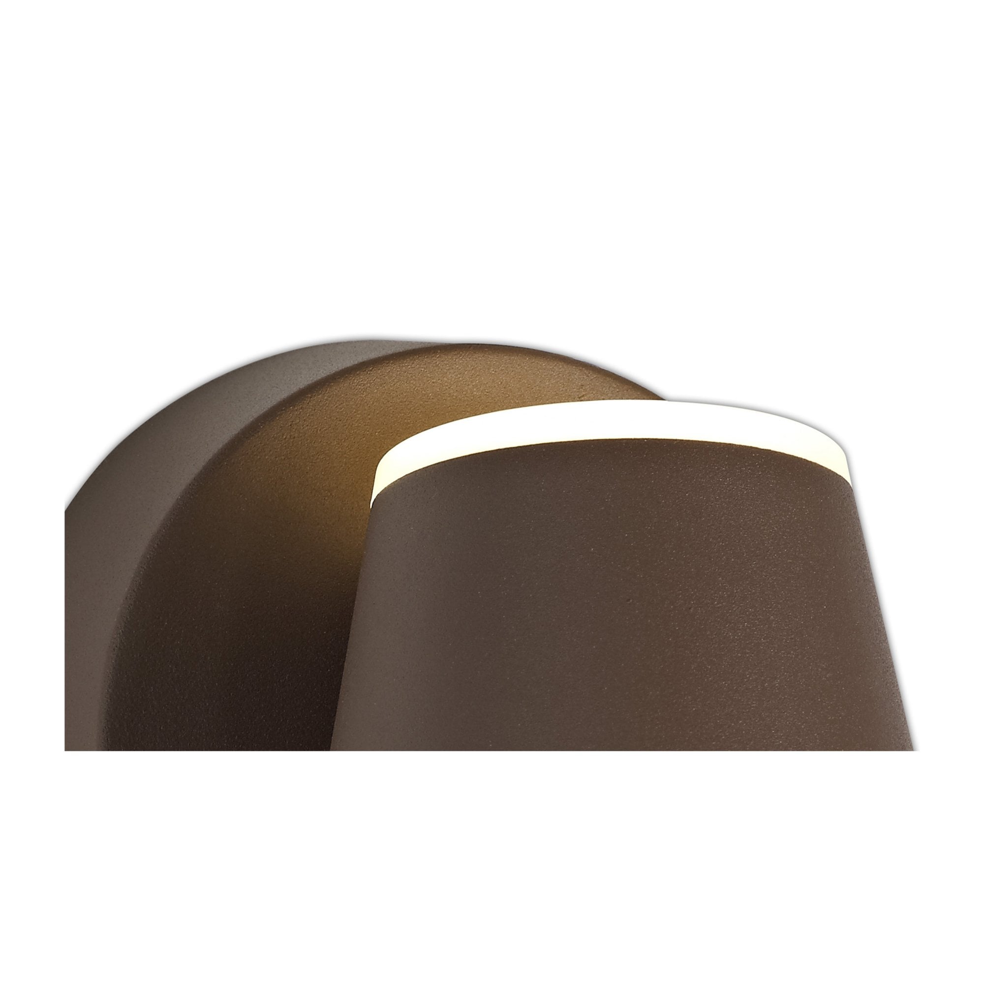 Fabula Paley 2 Light LED Wall Lamp - Dark Brown - IP54