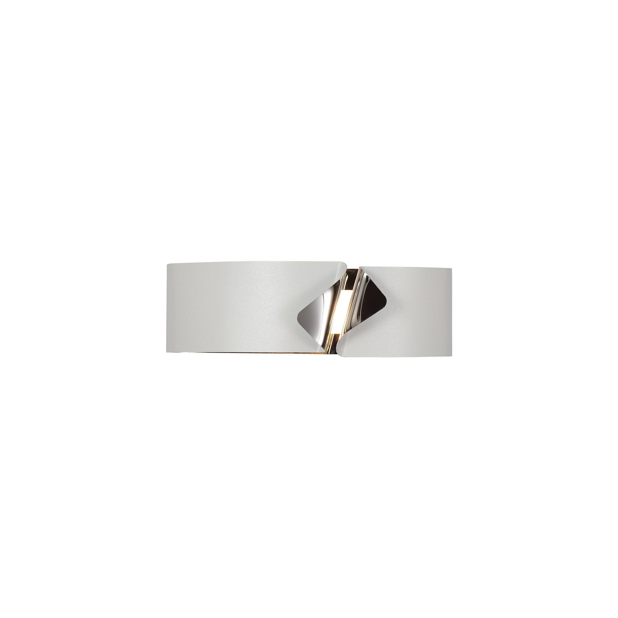 Fabula Westminster LED Wall Lamp - Sand White & Polished Chrome