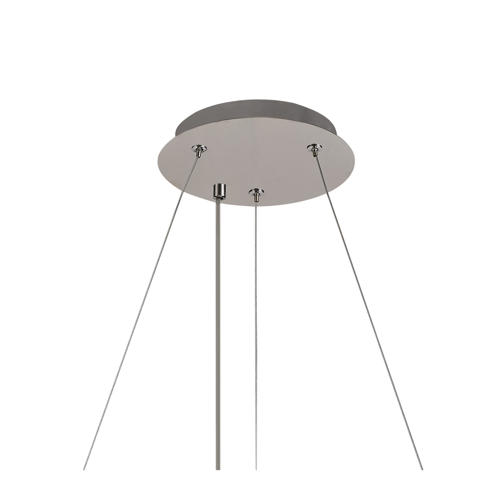 Fabula Fernbank 8 Light Round Pendant Chandelier - Polished Chrome & Crystal