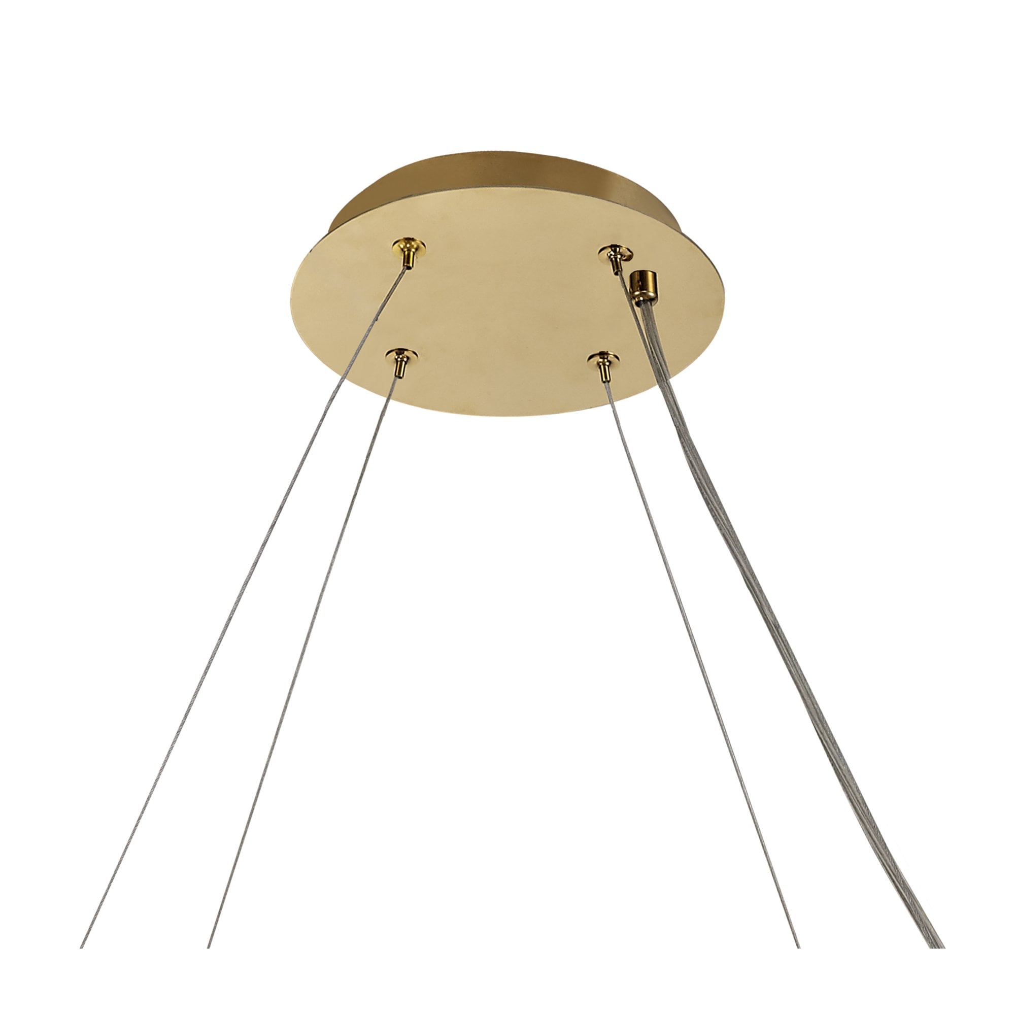 Fabula Fernbank 12 Light Round Pendant Chandelier - Gold & Crystal