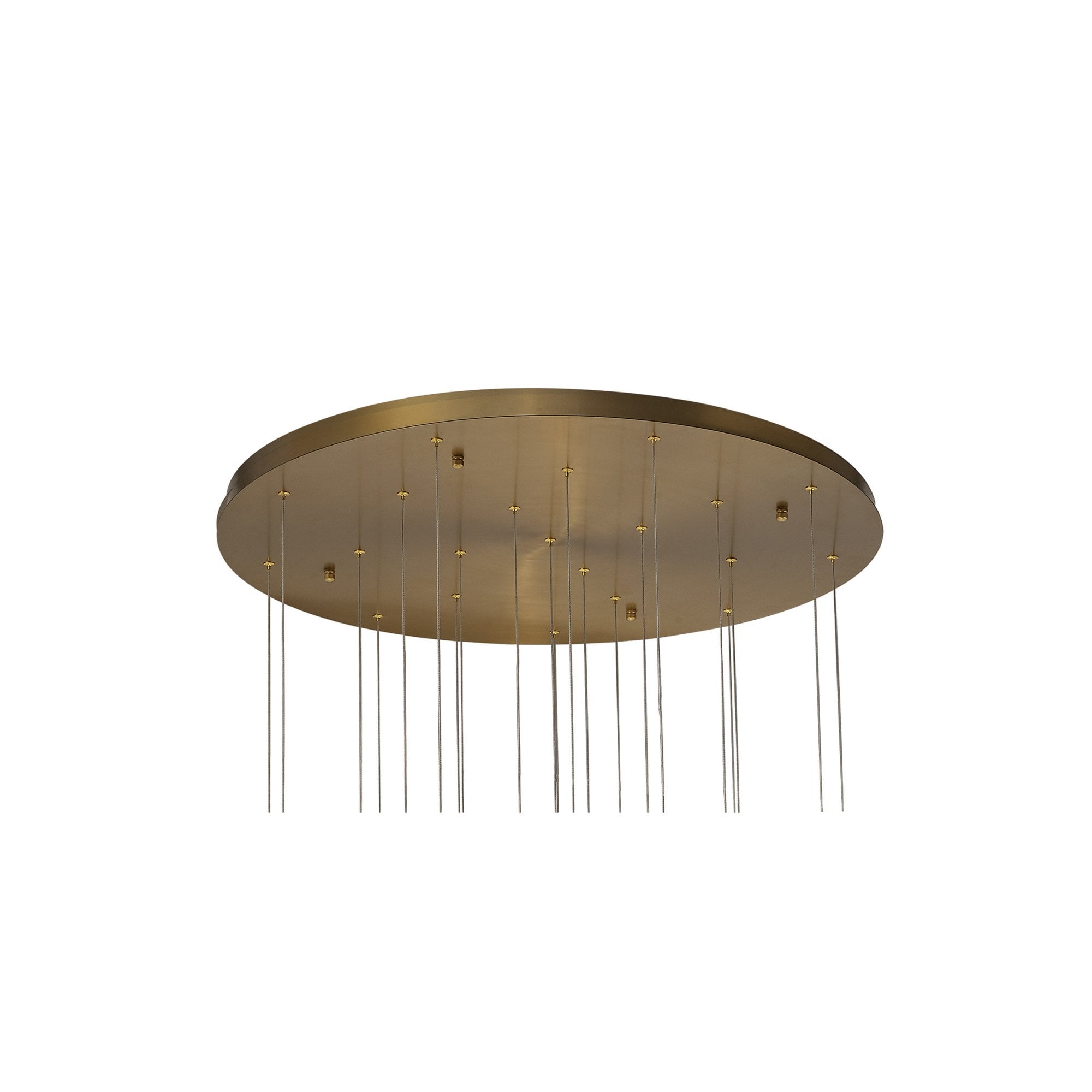 Fabula Treetops 21 Light Pendant - Brass & Cognac Glass
