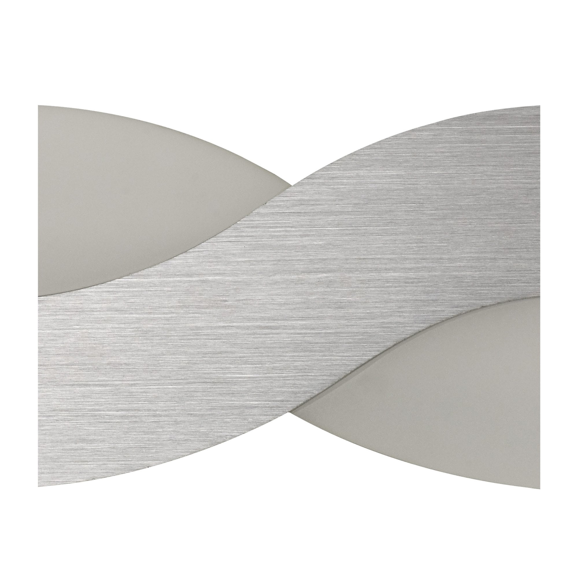 Fabula Coppice LED Wall Lamp - Brushed Aluminium & Frosted White