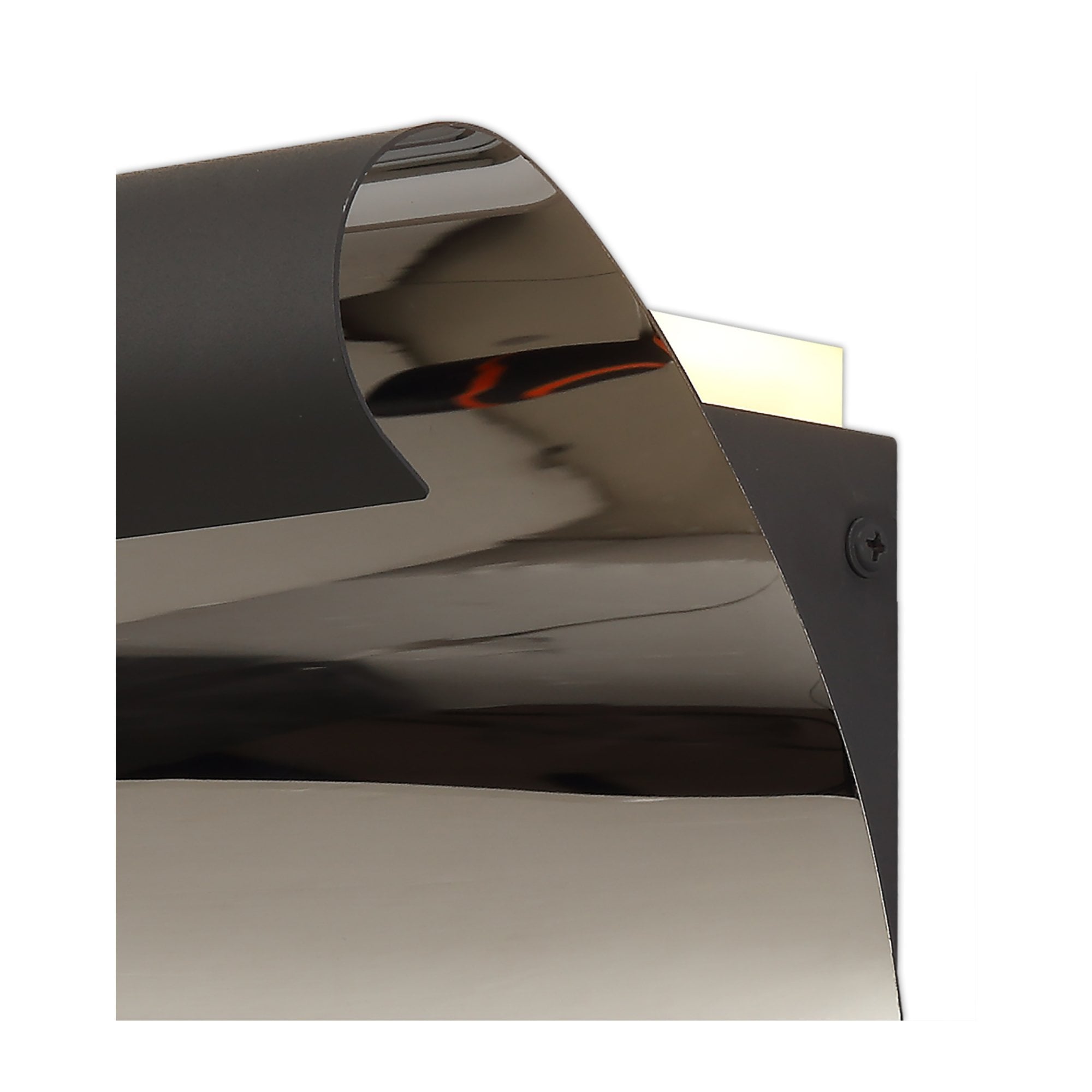 Fabula Avril 12W LED Wall Lamp - Sand Anthracite & Polished Chrome