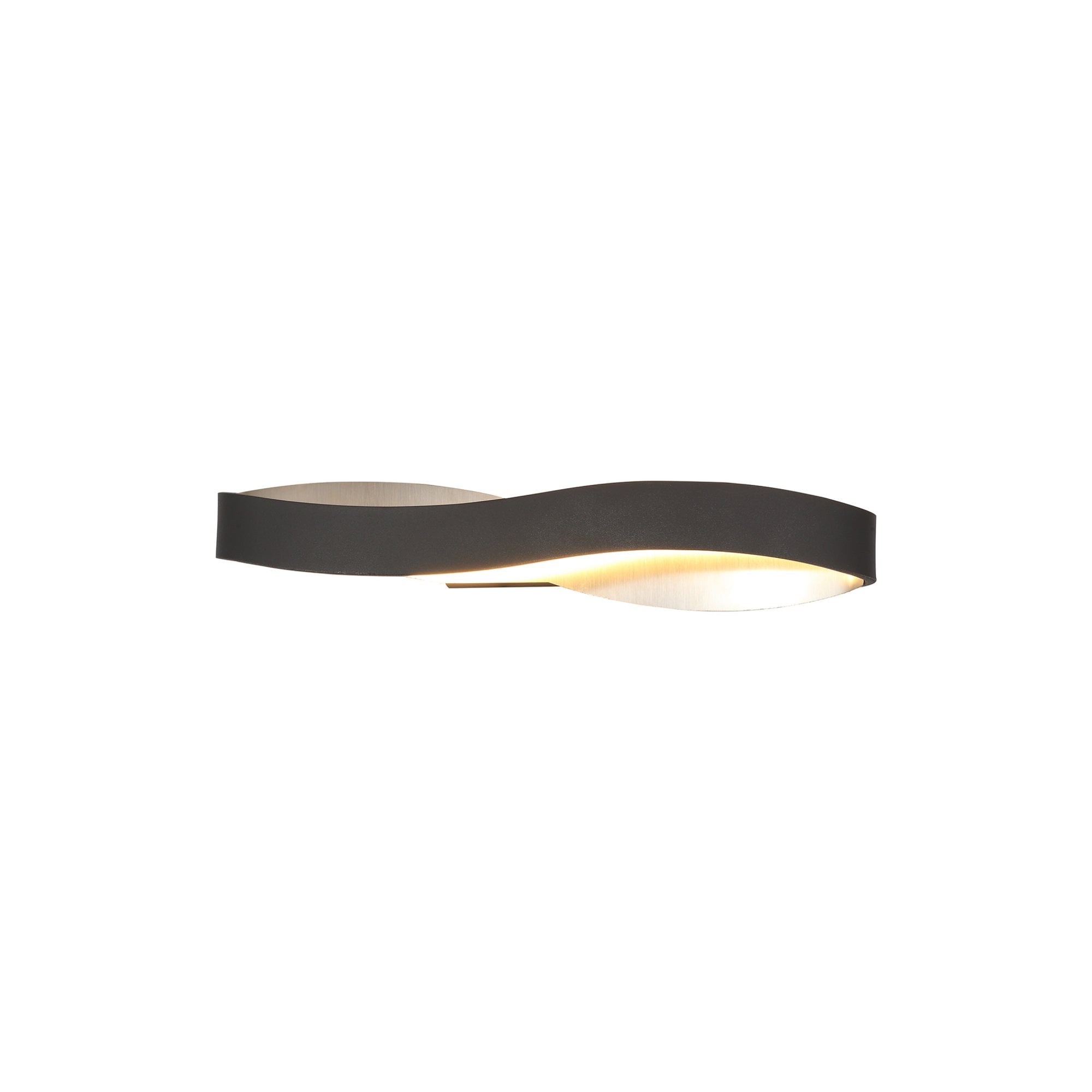 Fabula Essex LED Wall Lamp - Sand Anthracite & Satin Nickel