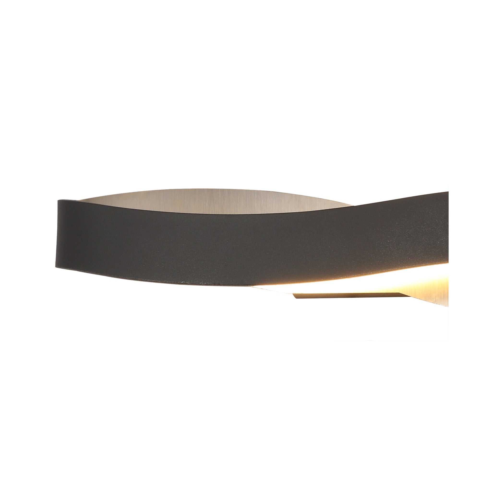 Fabula Essex LED Wall Lamp - Sand Anthracite & Satin Nickel