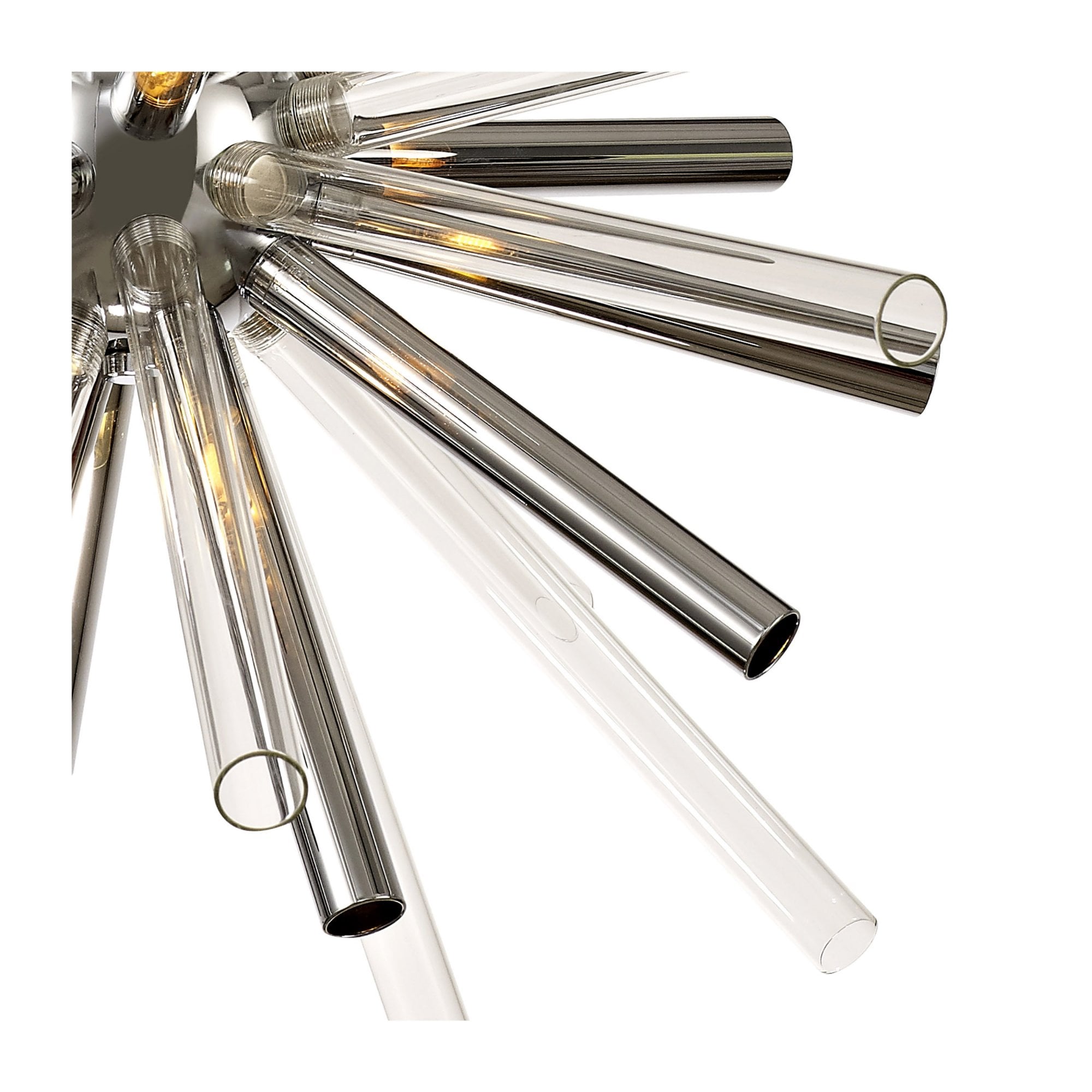 Fabula Chelmsford 16 Light Pendant - Polished Chrome, Clear & Chrome Glass