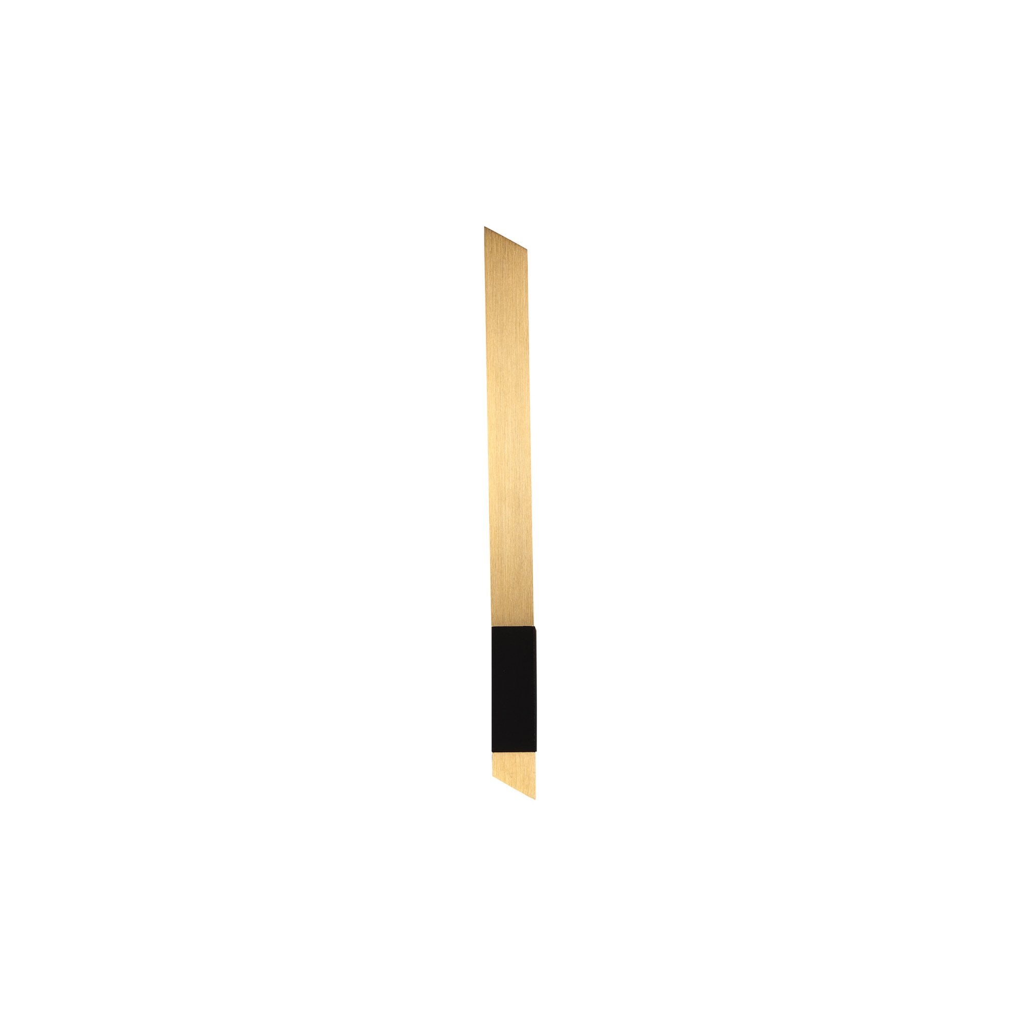 Fabula Shaftesbury LED Wall Lamp - Satin Gold & Sand Black