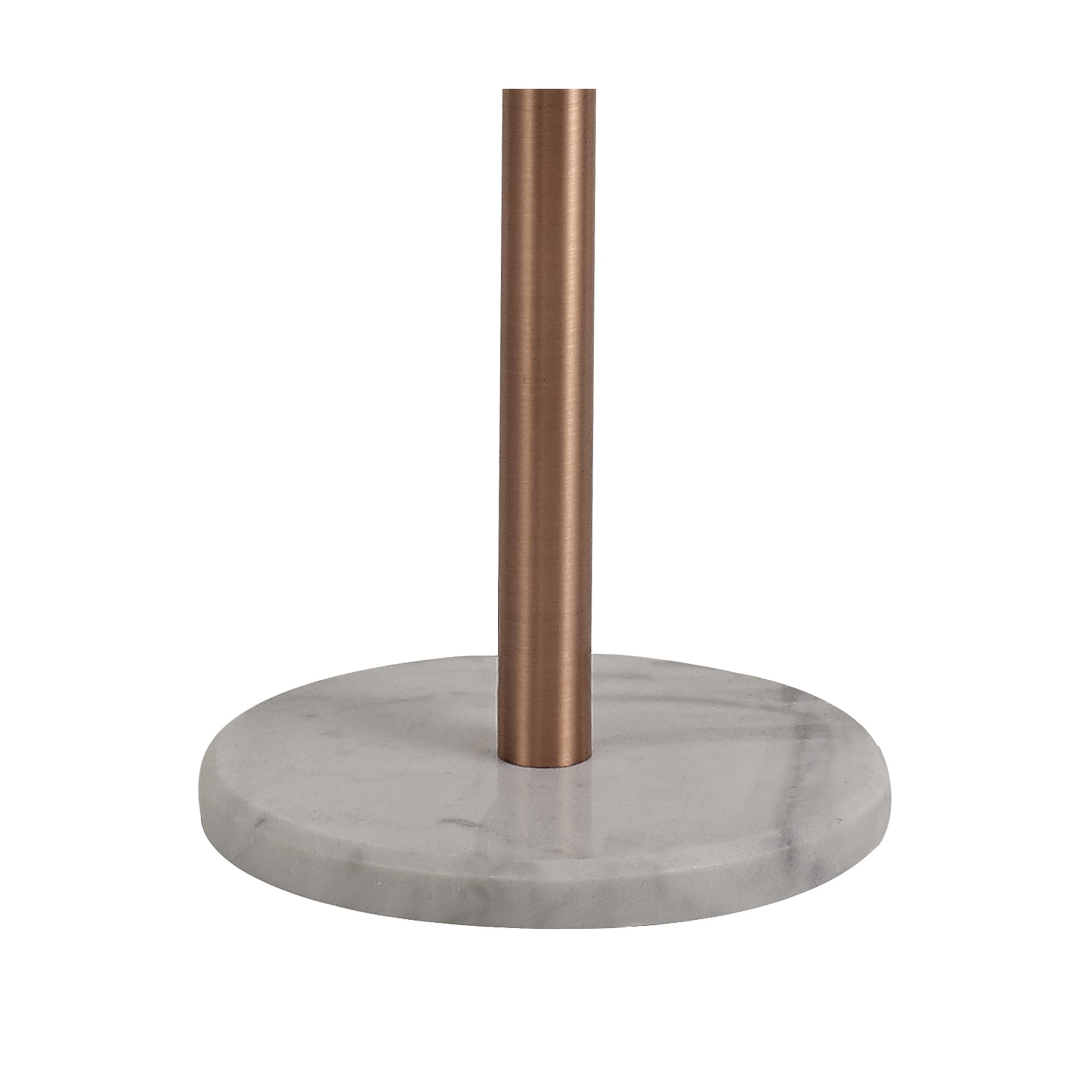 Fabula Roding 8 Light Floor Lamp - Antique Copper, White Marble, Opal & Copper Glass