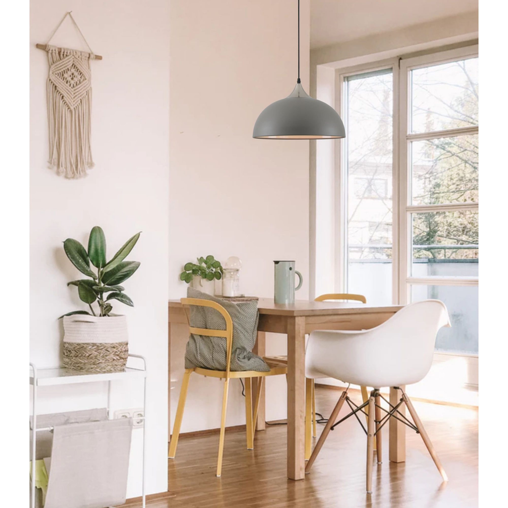 Fabula Victoria Small Pendant - Sand Grey