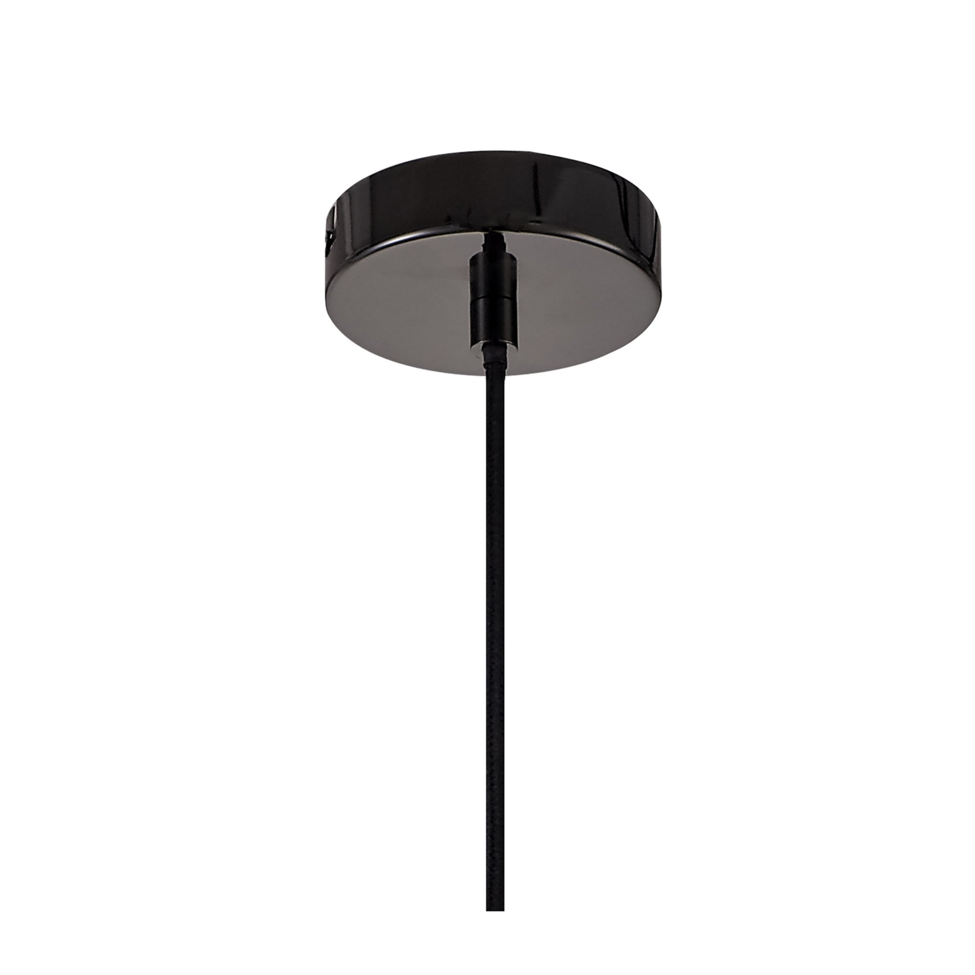 Fabula Austen Large Single Pendant - Black Nickel