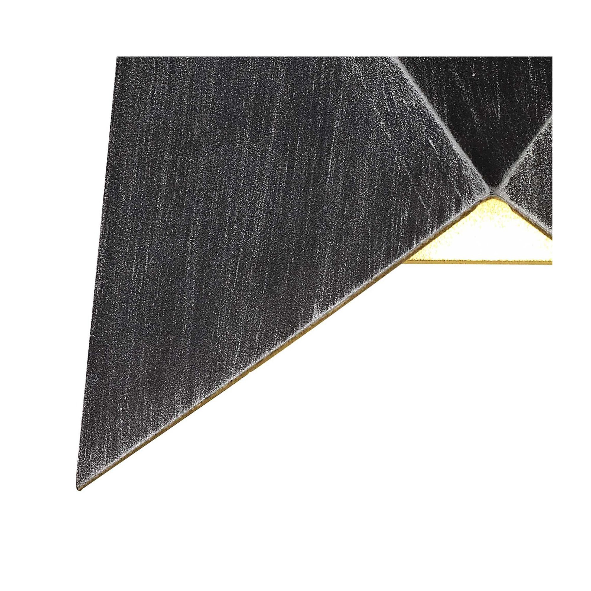 Fabula Greenwood LED Wall Lamp - Black & Silver - IP54