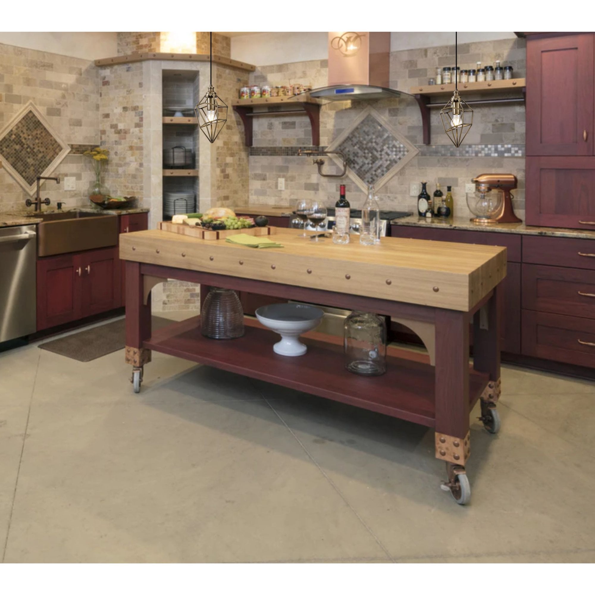 Fabula Austen Small Single Pendant - Antique Brass