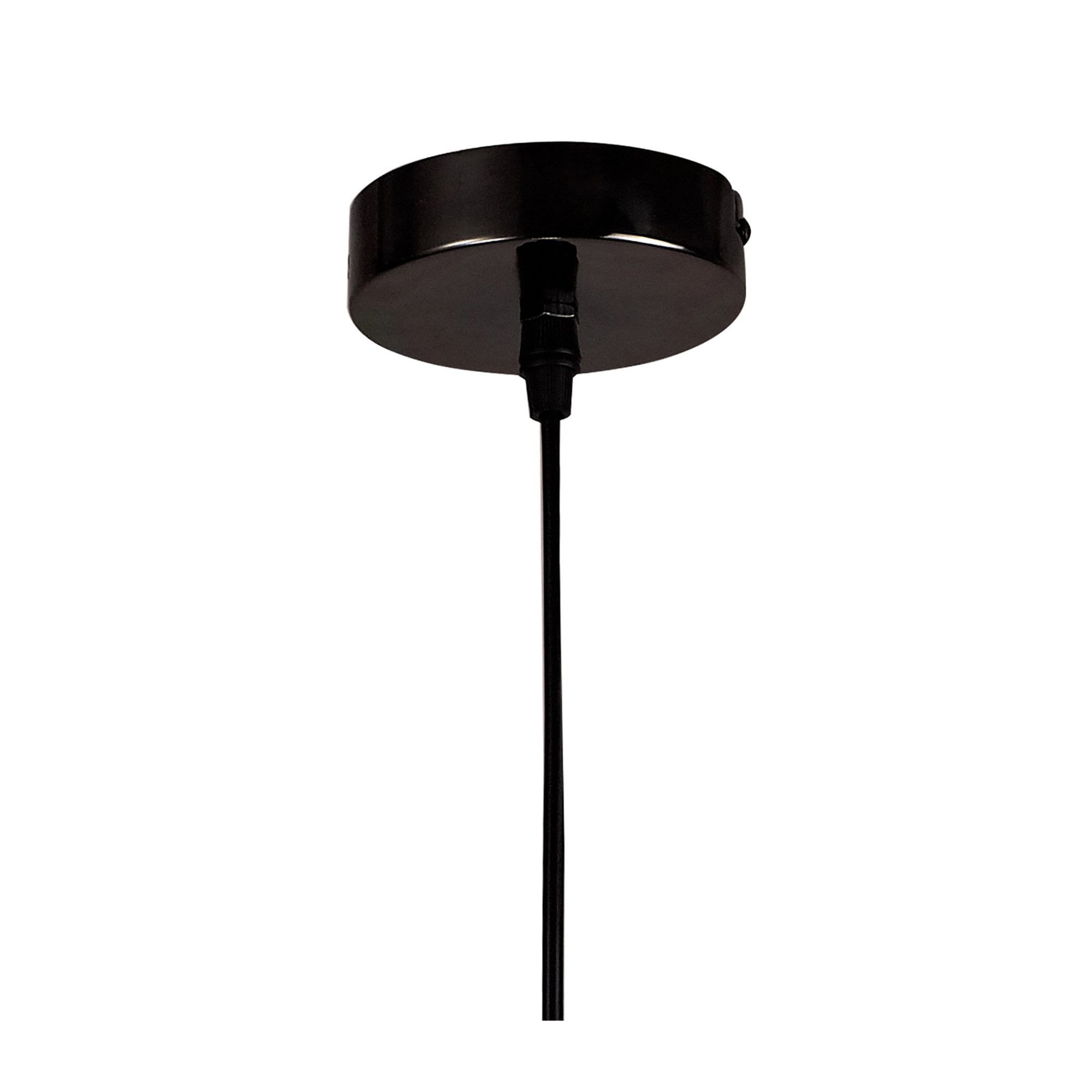 Fabula Austen Small Single Pendant - Black Nickel