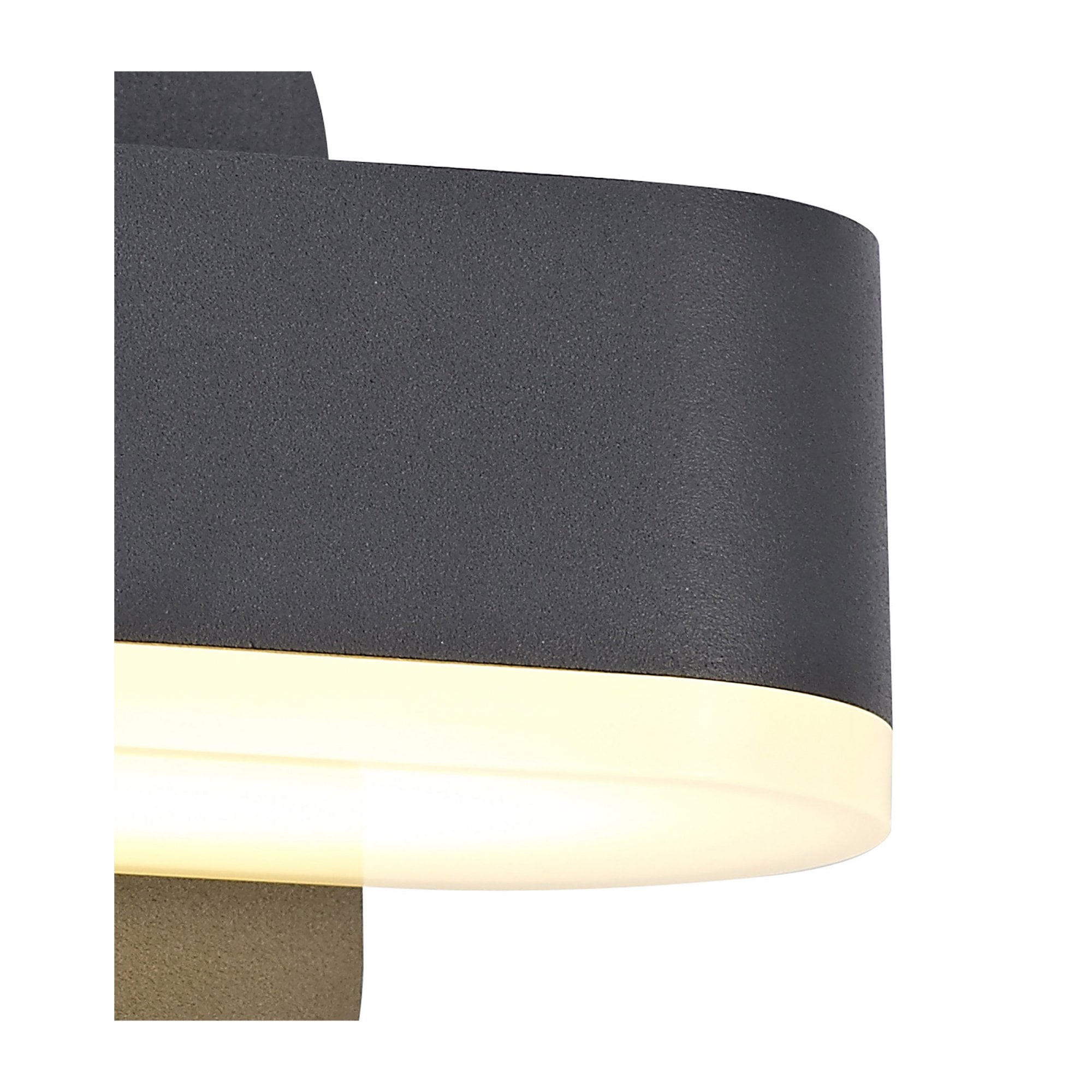 Fabula Goldingham Single LED Adjustable Wall Lamp - Anthracite - IP54