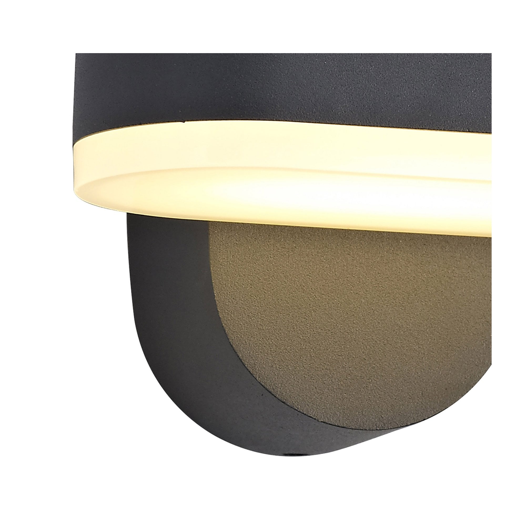 Fabula Goldingham Single LED Adjustable Wall Lamp - Anthracite - IP54
