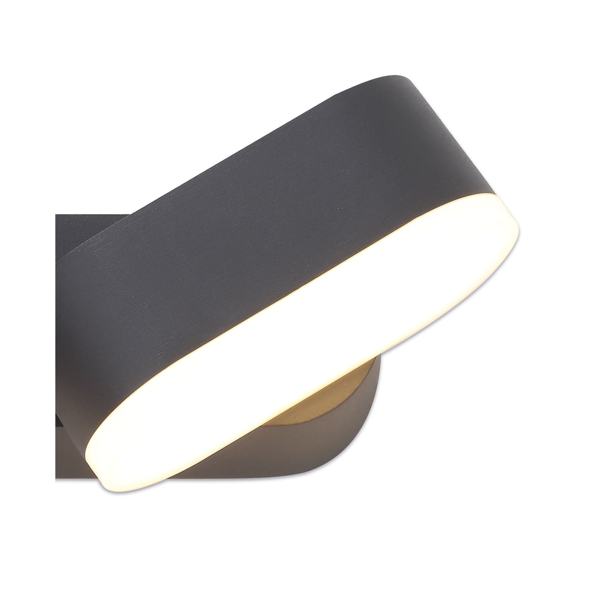 Fabula Goldingham 2 Light LED Adjustable Wall Lamp - Anthracite - IP54