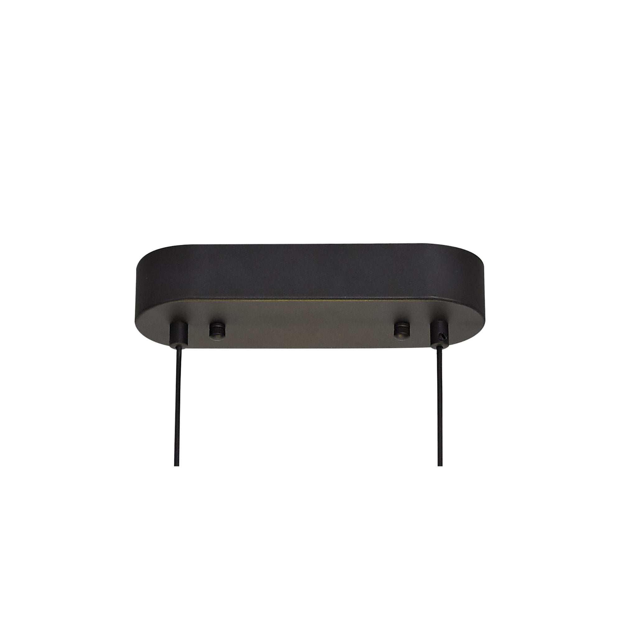 Fabula Riverside 4 Light LED Linear Pendant - Sand Black & Gold