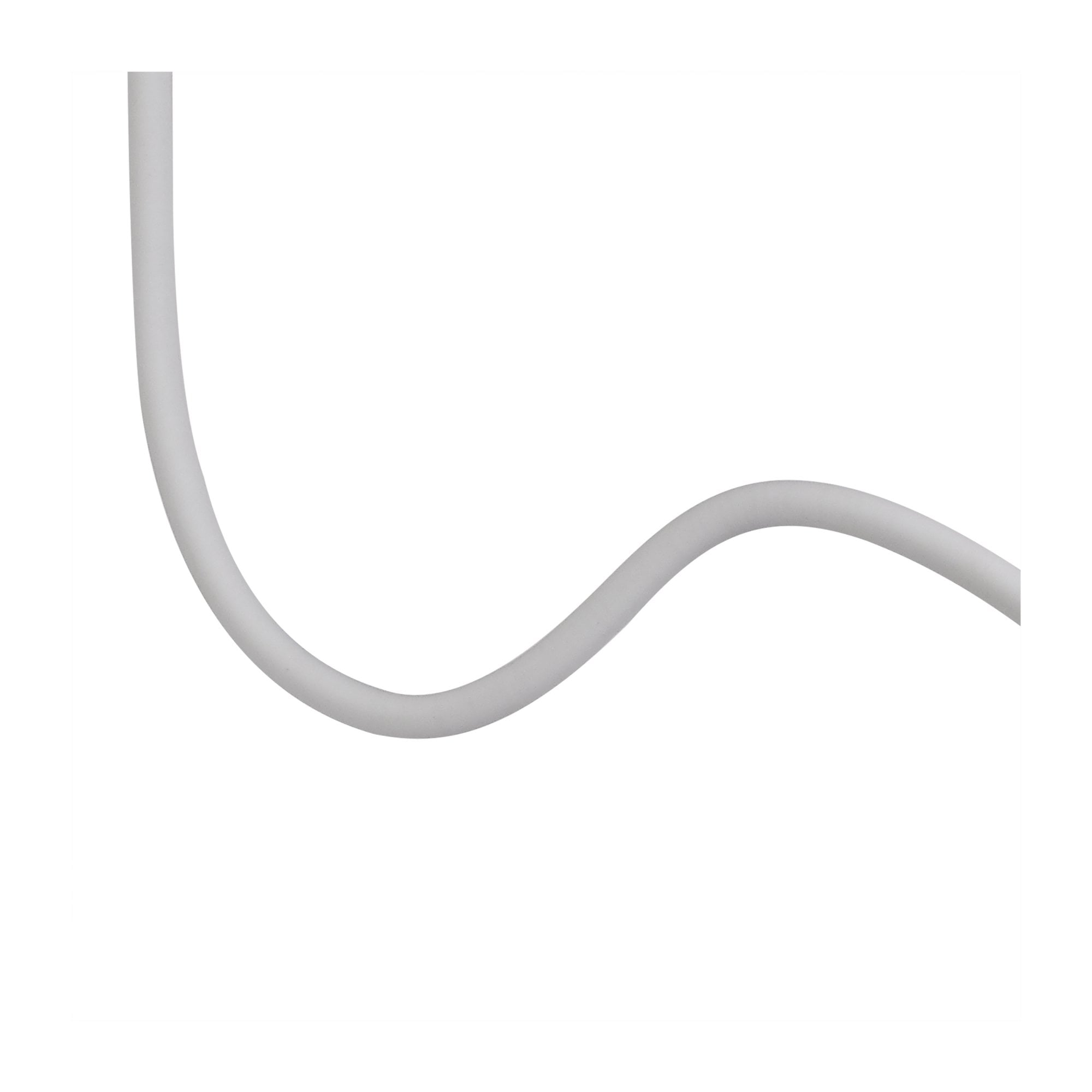 Fabula Hartwell Single Flexible Ceiling Light - Satin White & Satin Nickel