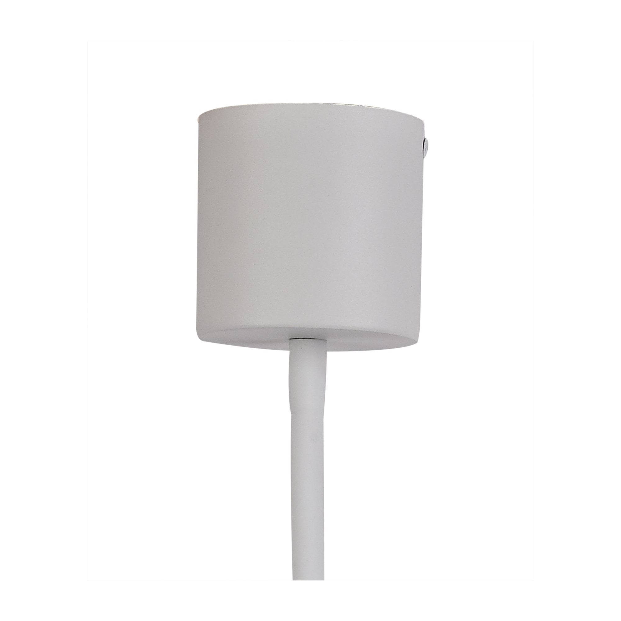 Fabula Hartwell Single Flexible Ceiling Light - Satin White & Satin Nickel