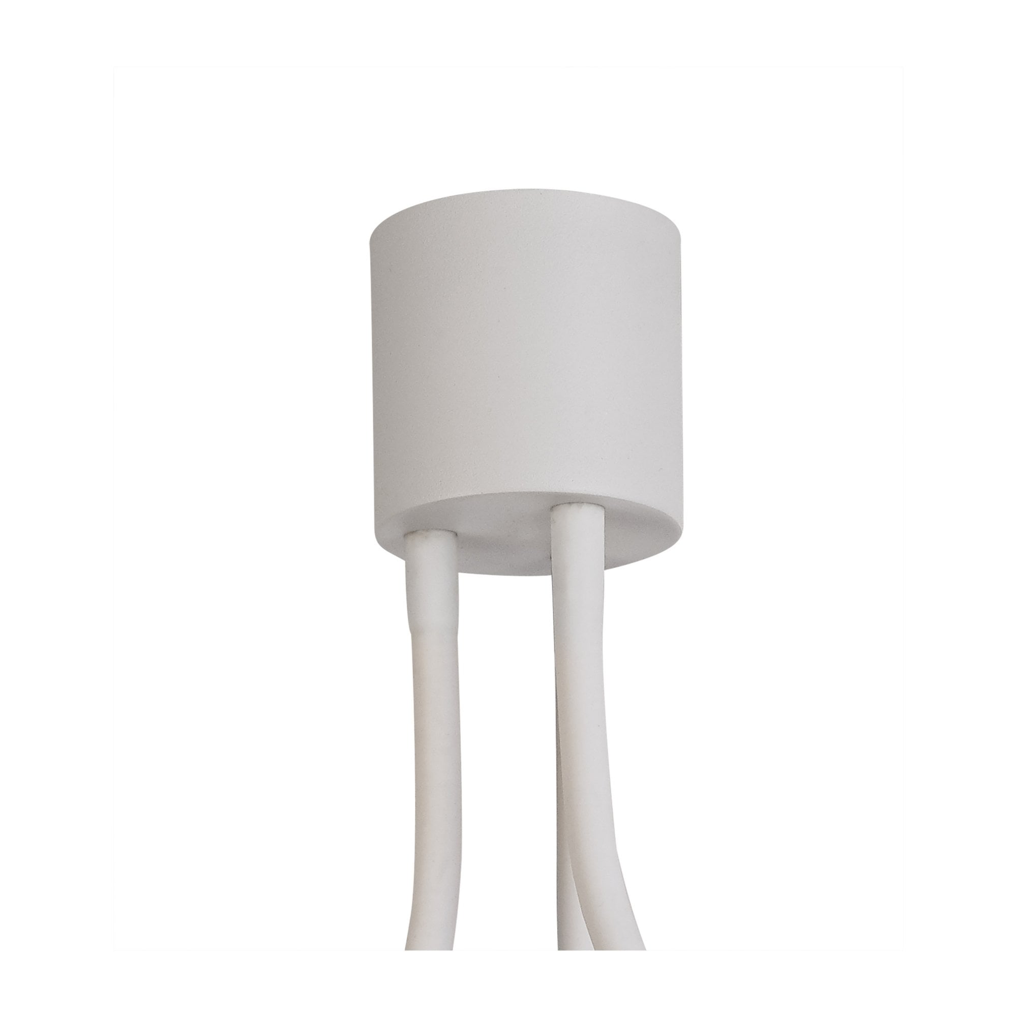 Fabula Hartwell 3 Light Flexible Ceiling Light - Satin White & Satin Nickel