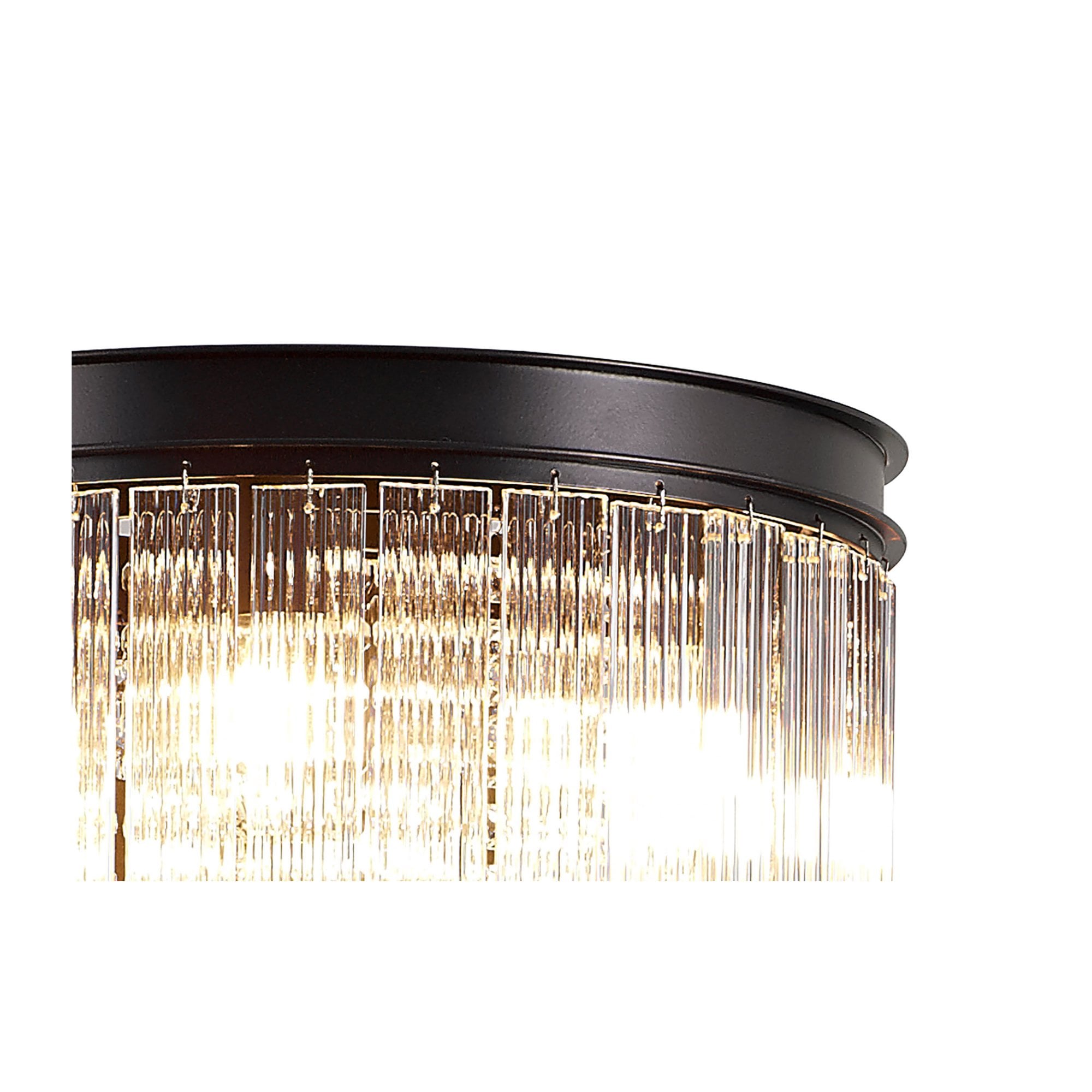 Fabula Malford 9 Light Floor Lamp - Brown Oxide