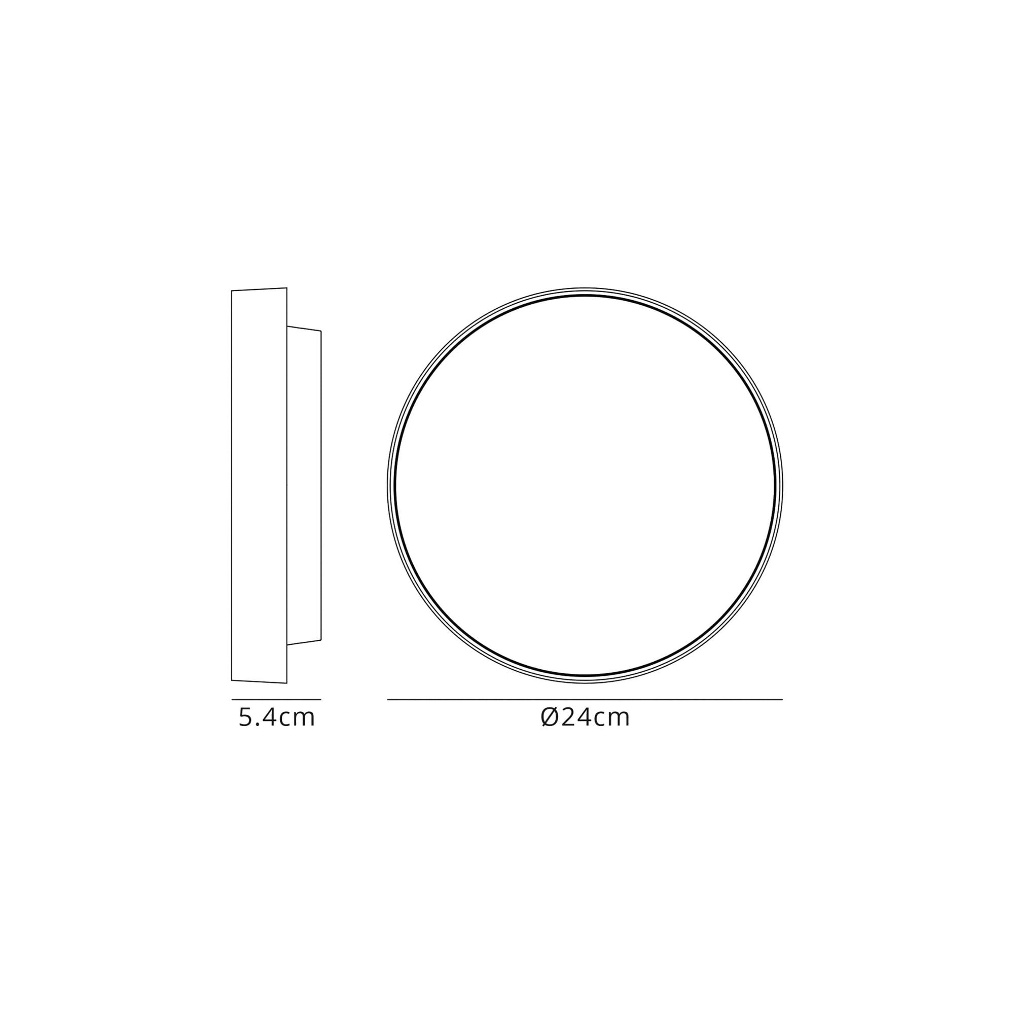 Fabula Larkshall LED Wall Lamp - Gloss White - IP65