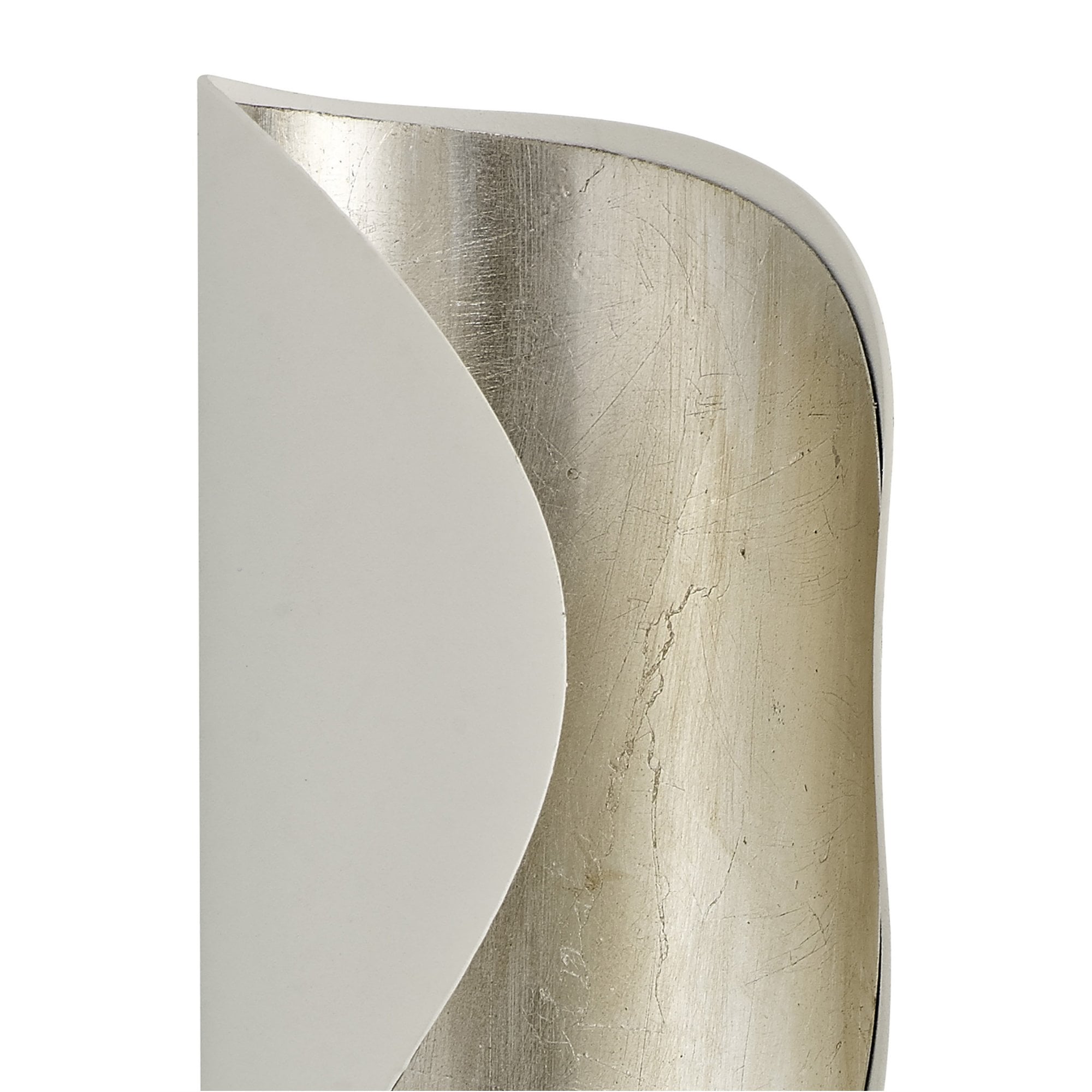 Fabula Stanmore LED Wall Lamp - White & Silver Leaf