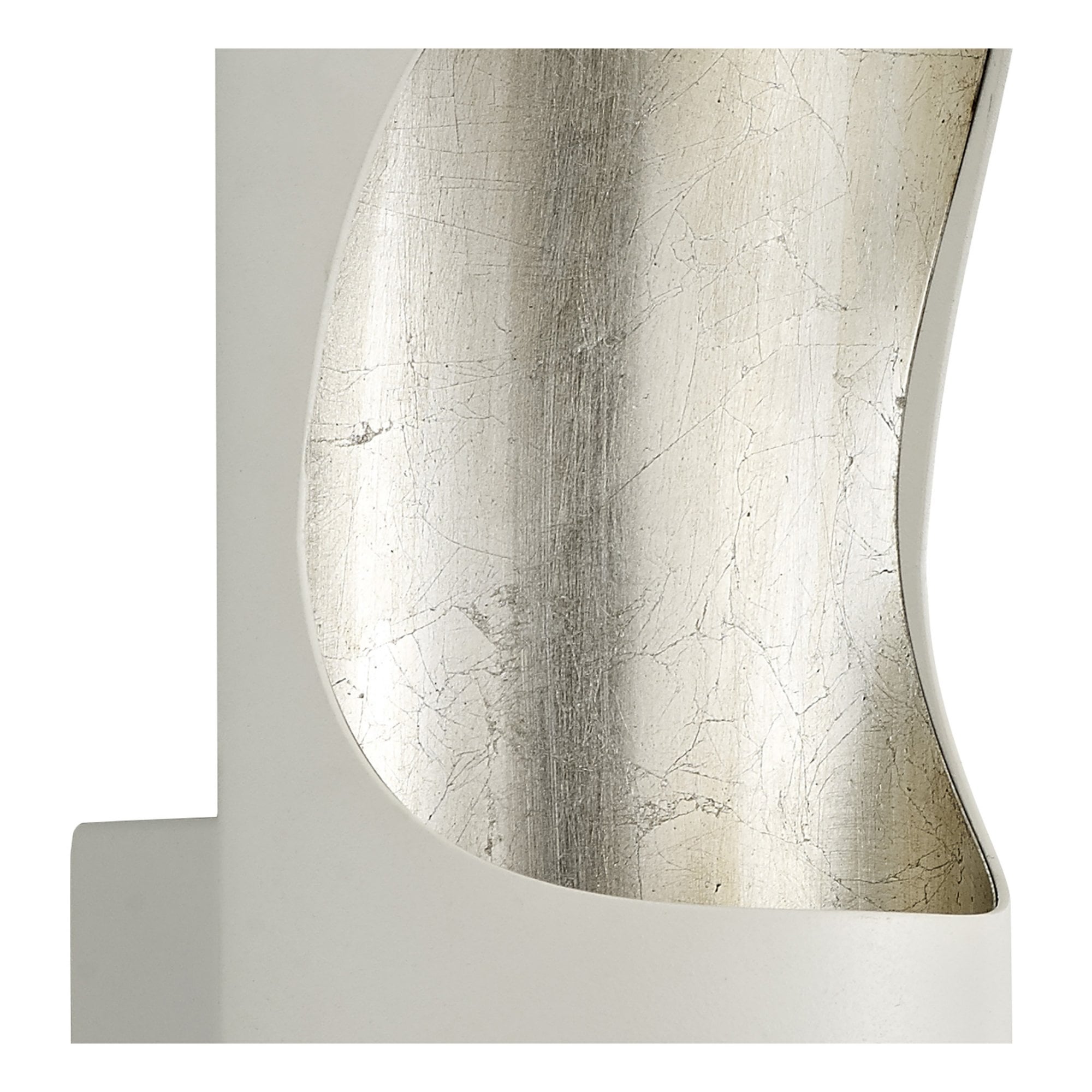 Fabula Stanmore LED Wall Lamp - White & Silver Leaf
