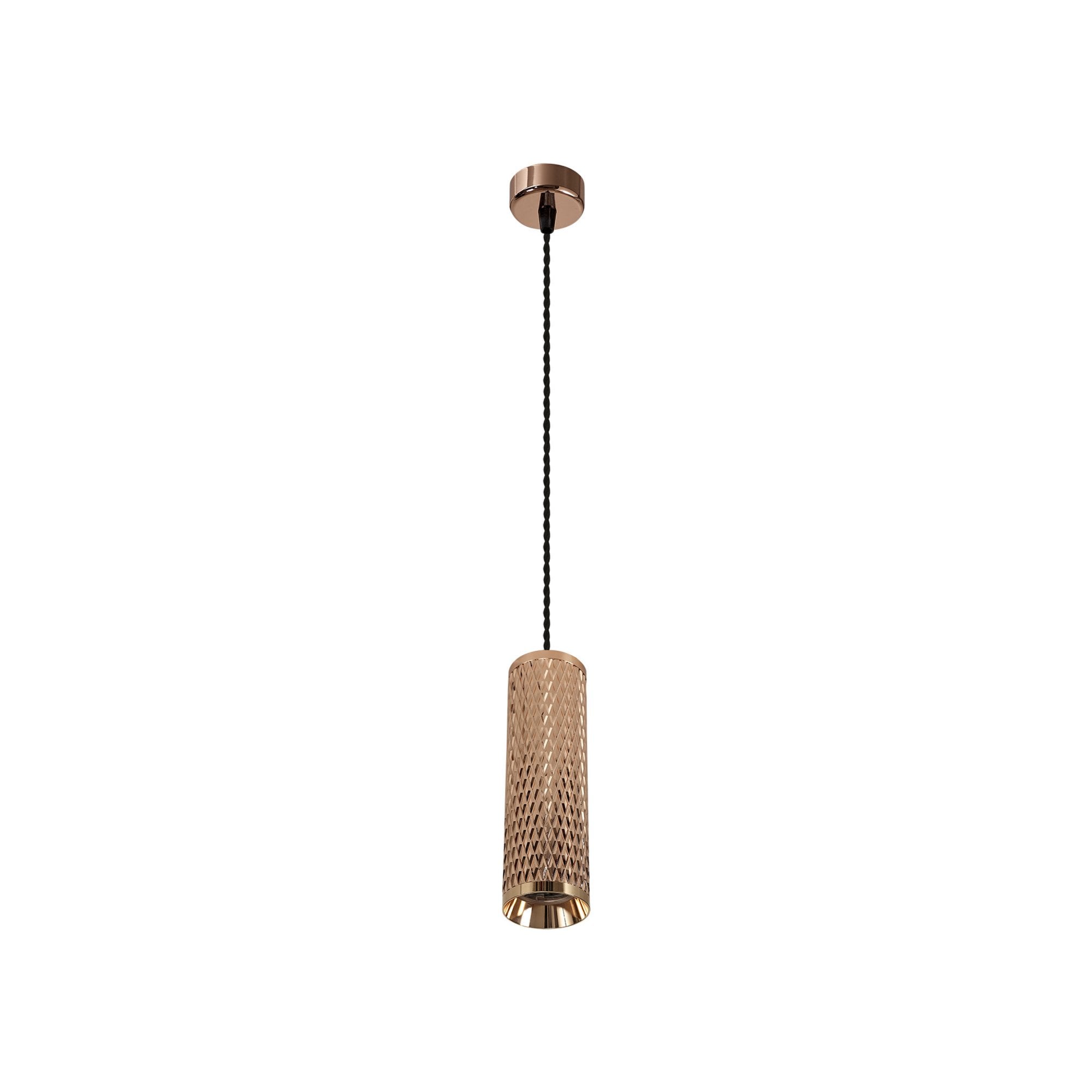 Fabula Summerfield Single 20cm Pendant - Rose Gold