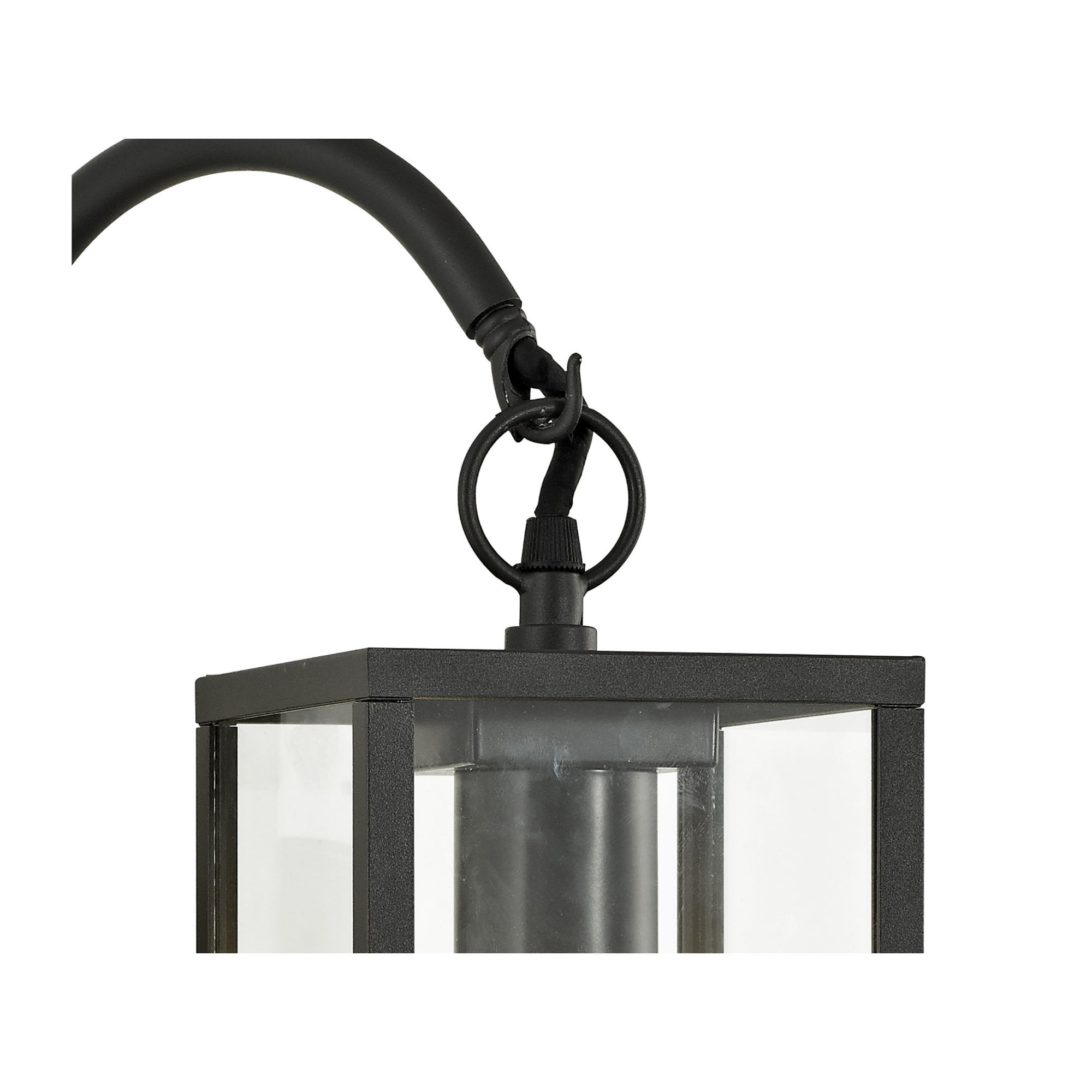 Fabula Honeycroft Downward Wall Lamp - Graphite Black - IP54