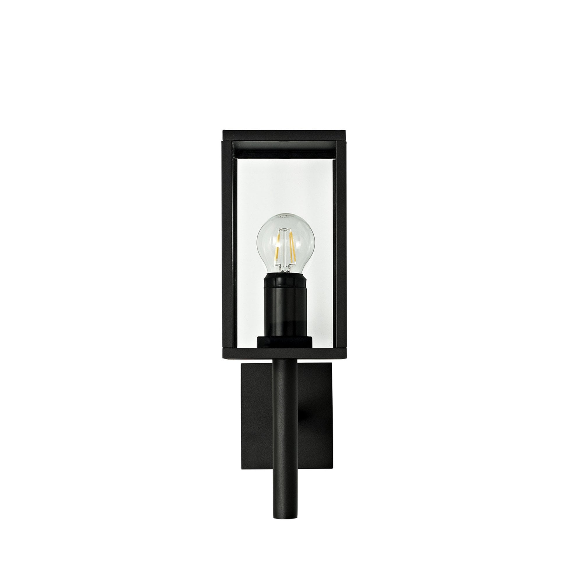 Fabula Honeycroft Upward Wall Lamp - Graphite Black - IP54