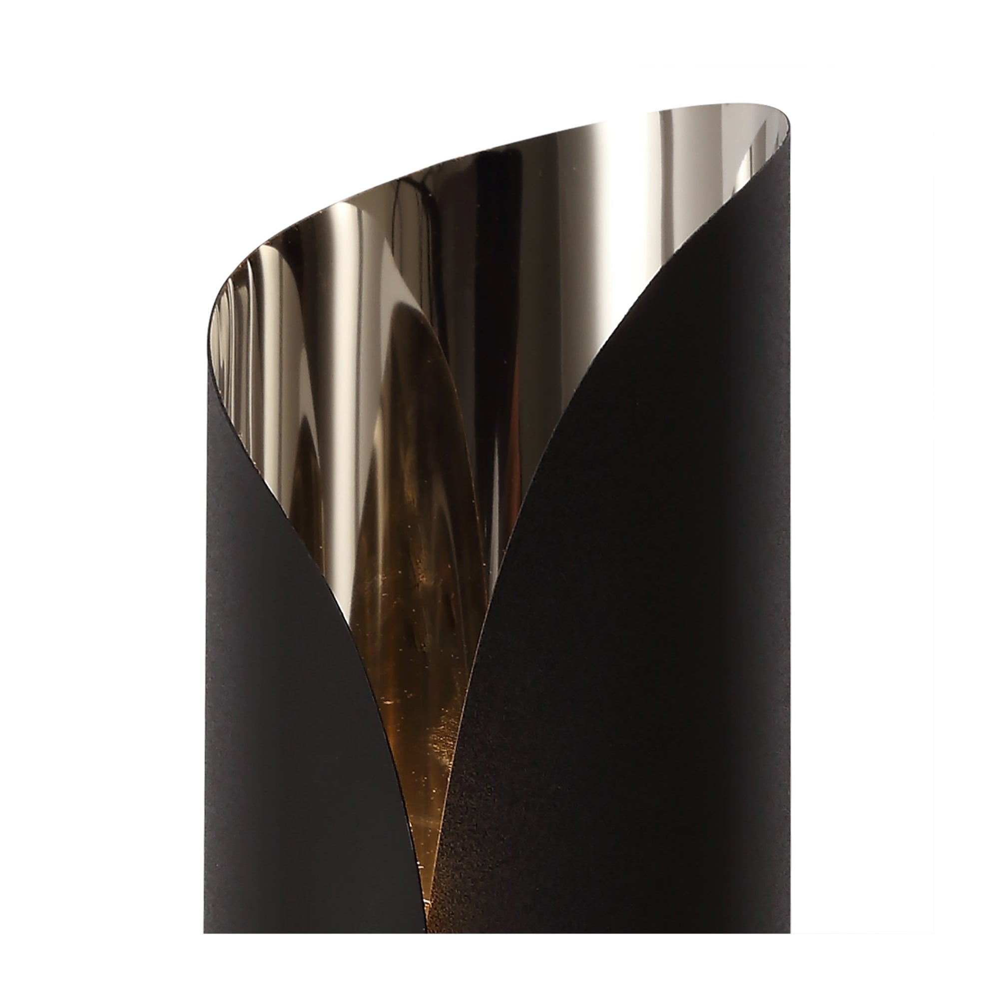 Fabula Monkhams LED Wall Lamp - Sand Black & Polished Chrome