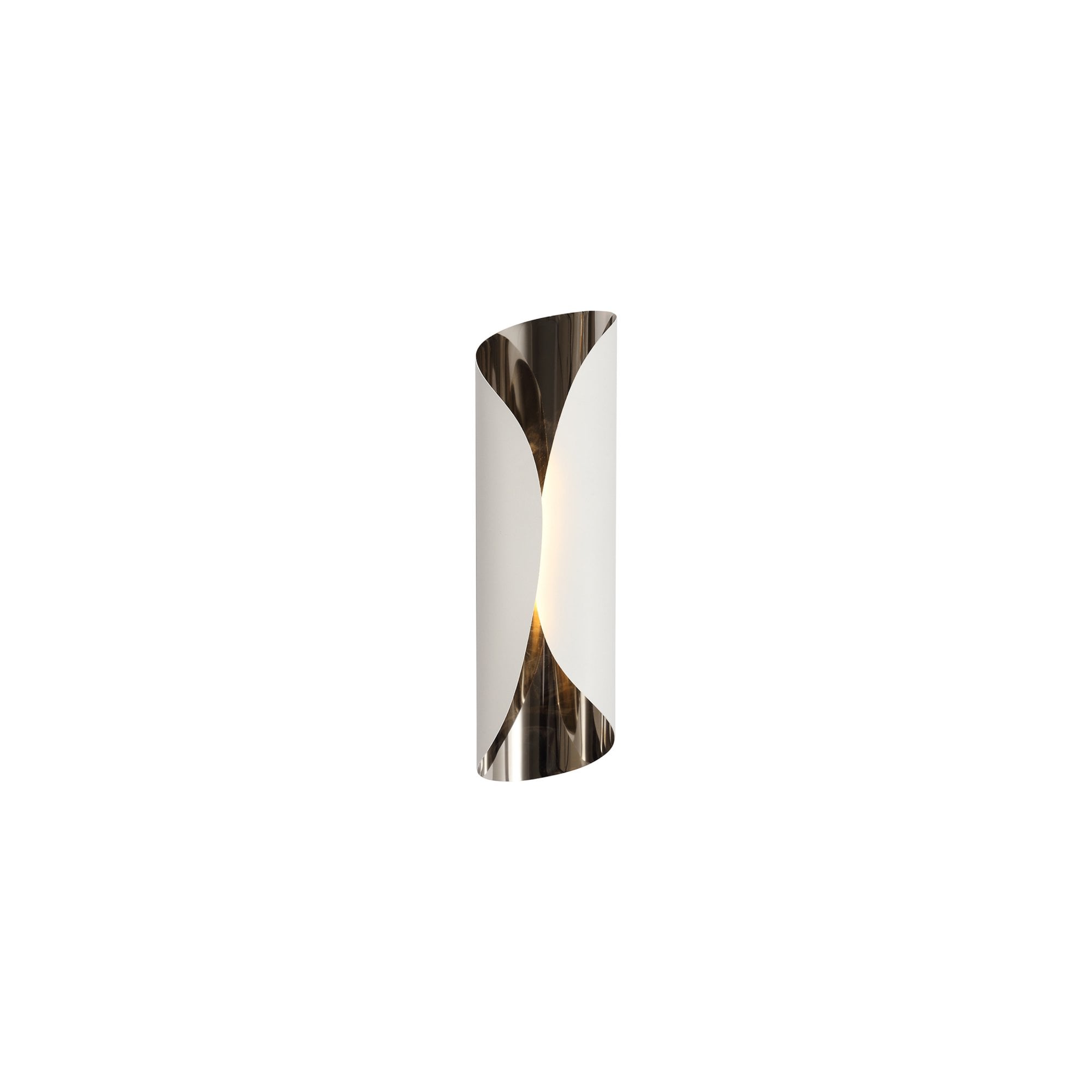Fabula Monkhams LED Wall Lamp - Sand White & Polished Chrome