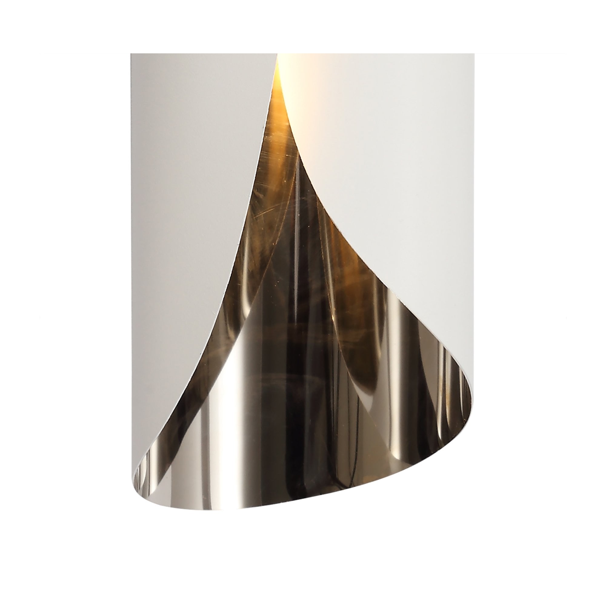 Fabula Monkhams LED Wall Lamp - Sand White & Polished Chrome