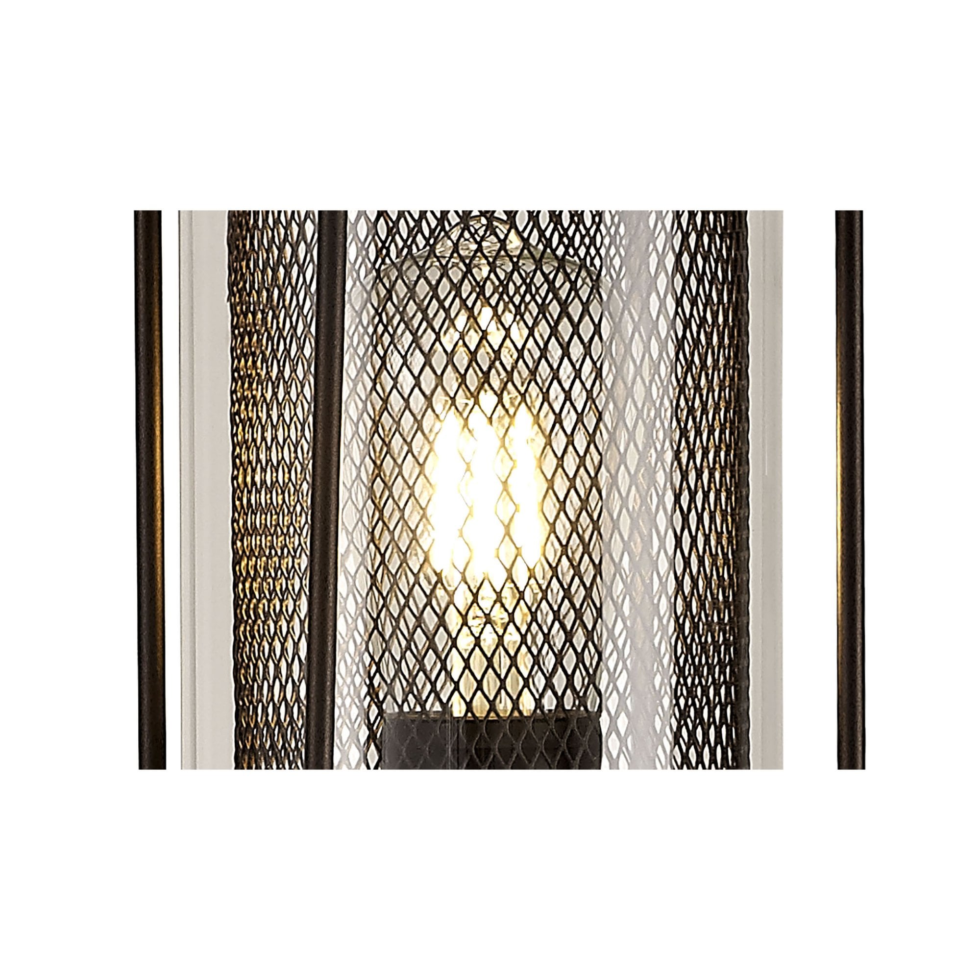 Fabula Addison Single Headed Post Lamp - Antique Bronze & Clear Glass - IP54