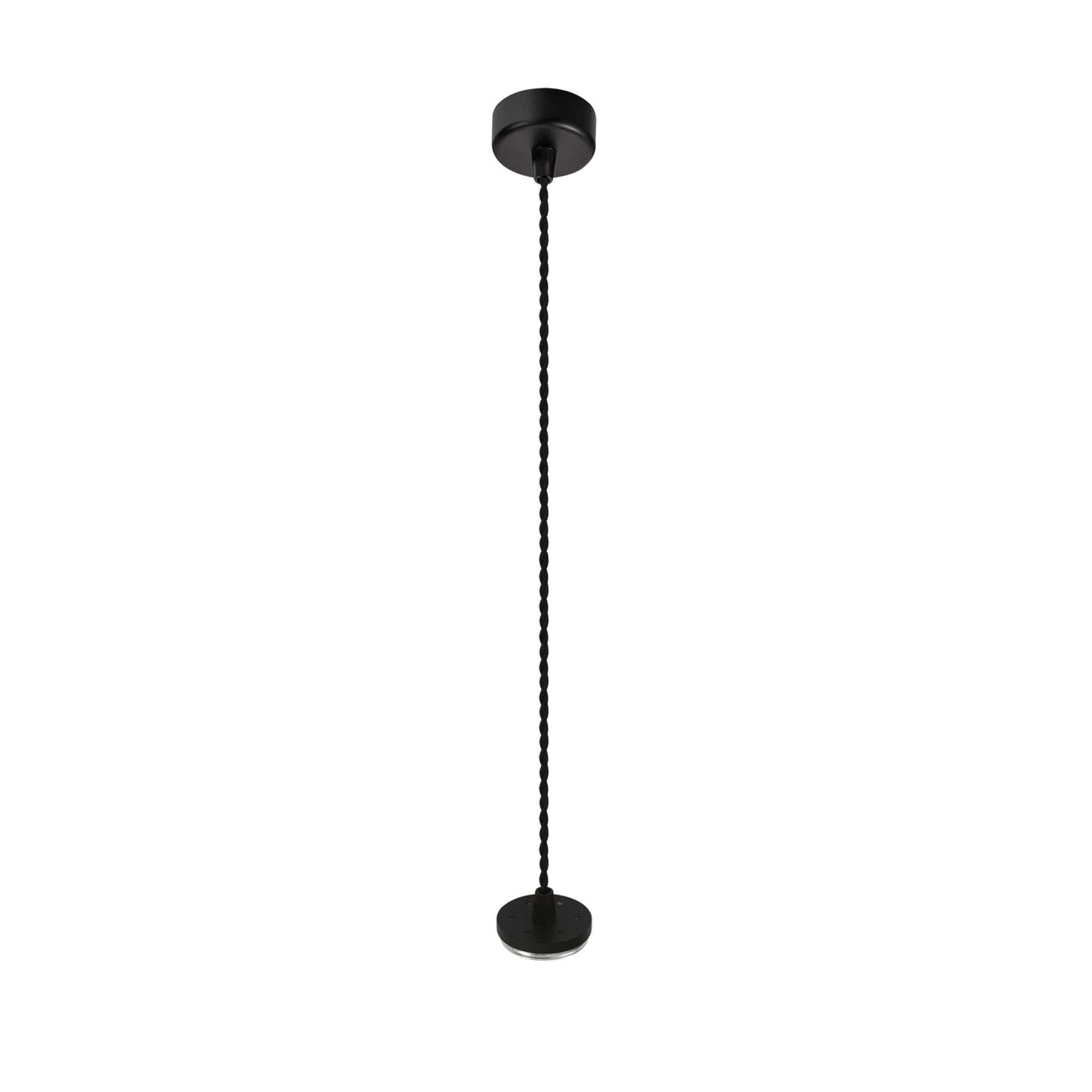 Fabula Summerfield Single Pendant Kit - Sand Black - Frame Only